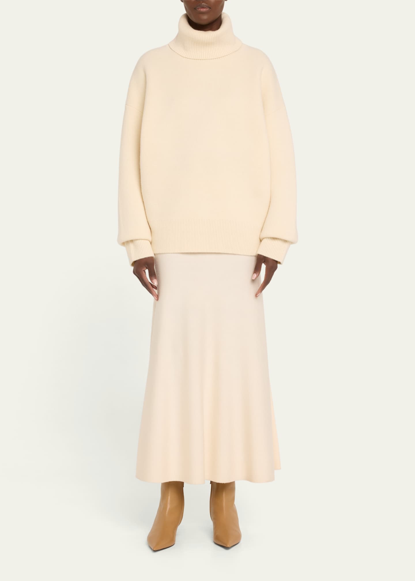 Wool Cashmere Turtleneck
