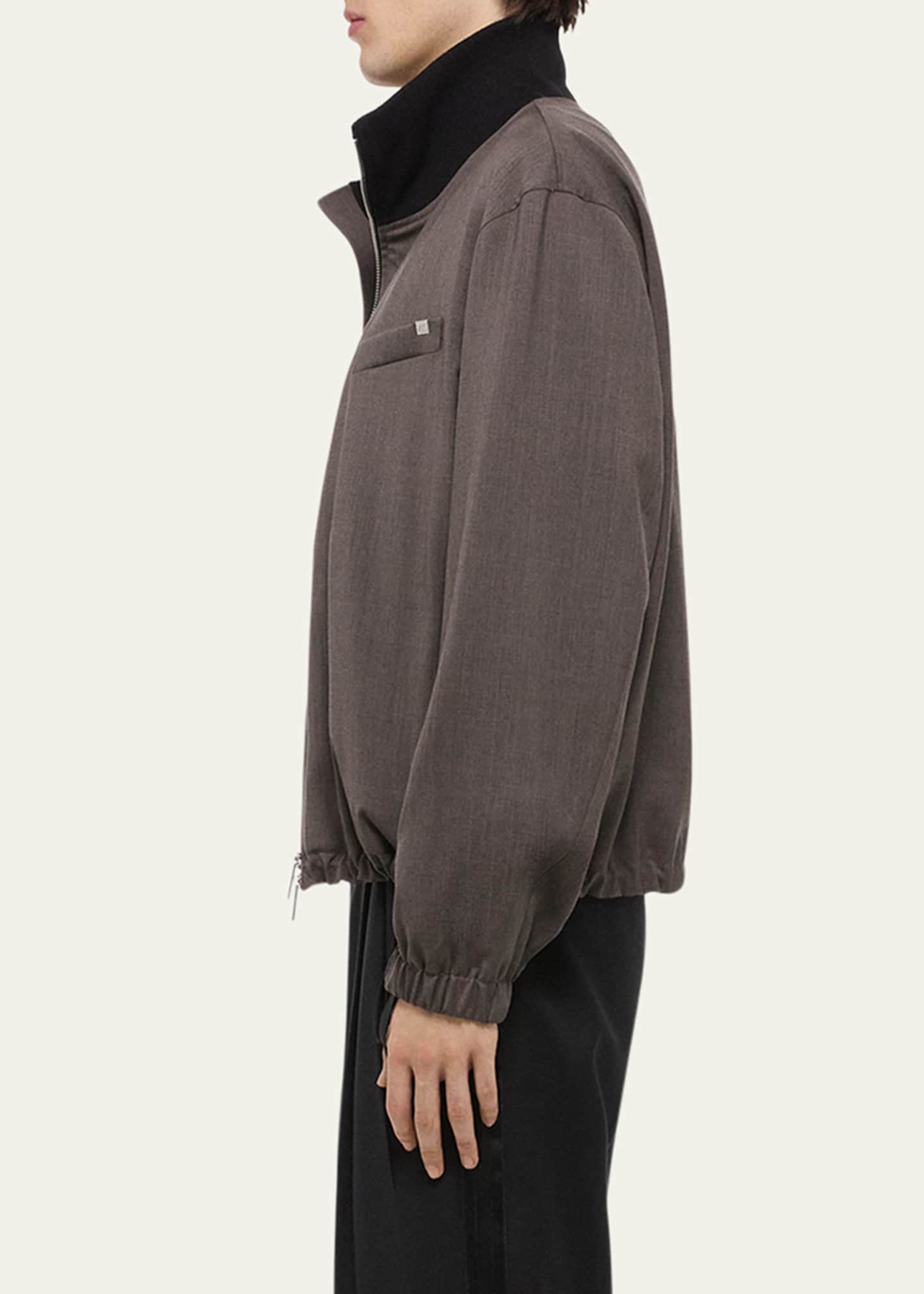 HELMUT LANG ウールジャケット Helmut Lang Men's Wool Bonded Full-Zip Bomber Jacket - Bergdorf