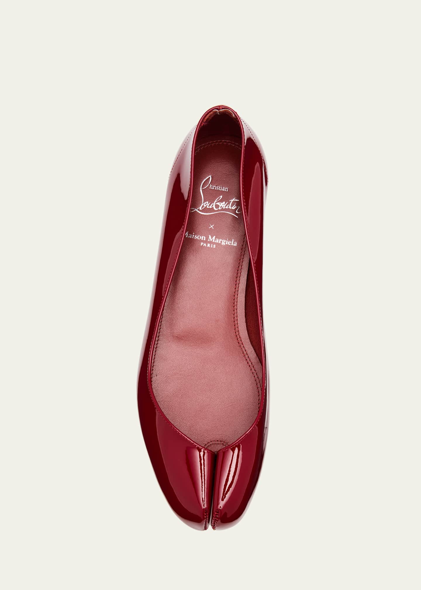 Christian Louboutin x Maison Margiela Marlougiela Tabi-Toe Ballerina Flats Image 4 of 4