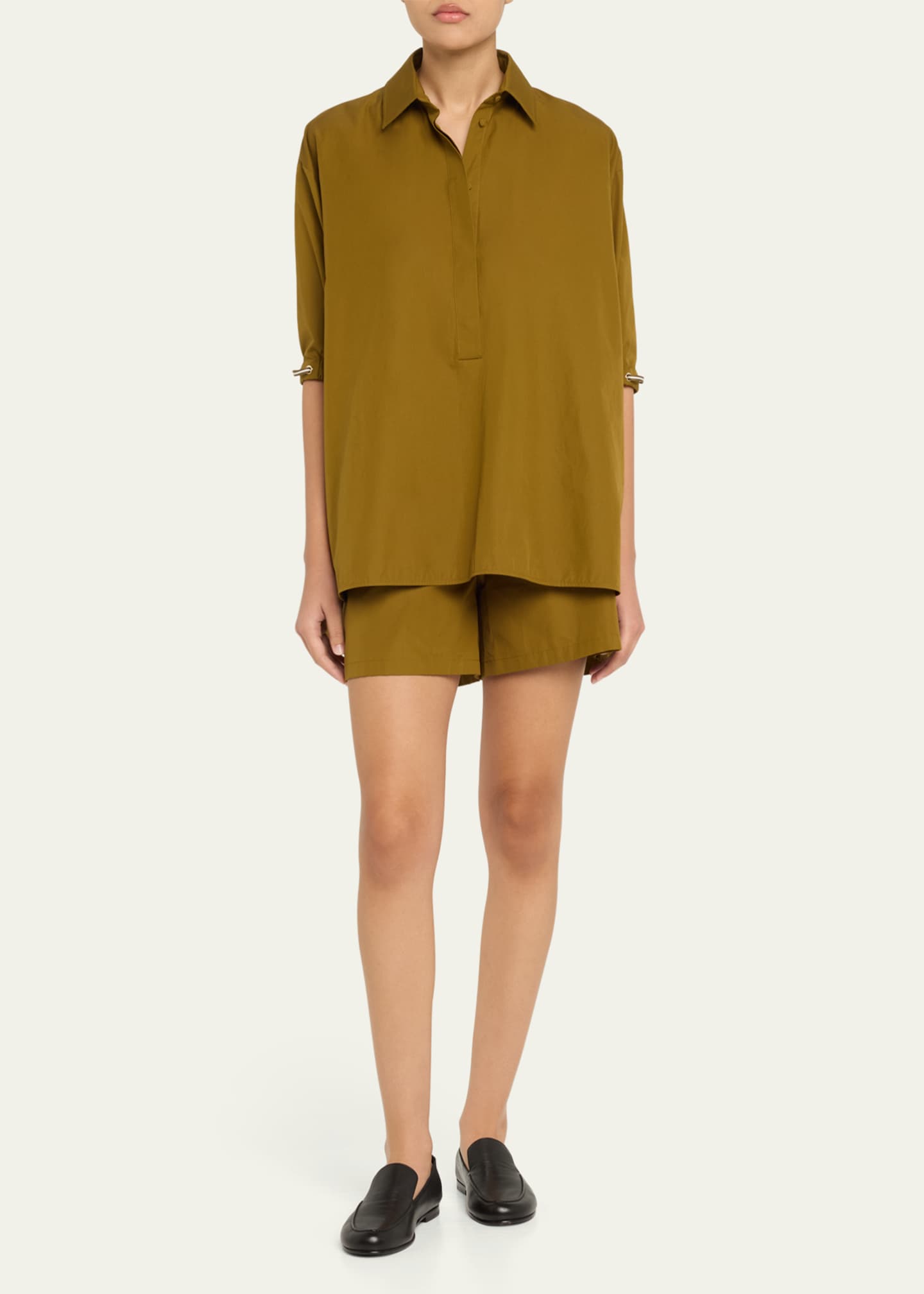 Max Mara Haway Elastic Waistband Shorts Image 2 of 5