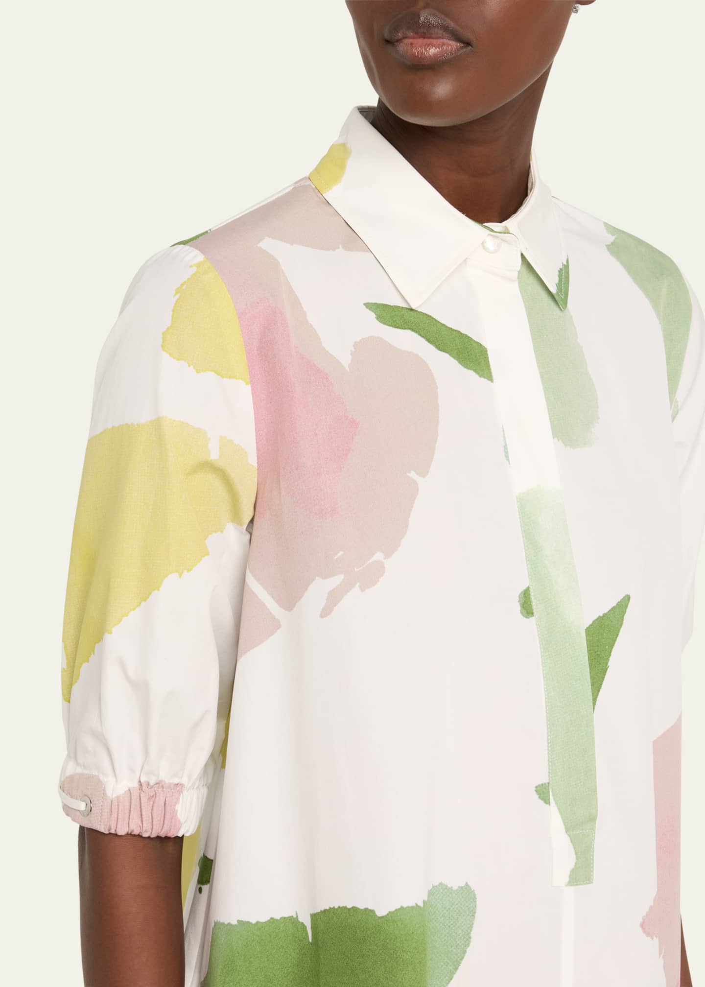 Max Mara Canter Abstract Print Dress Image 5 of 5