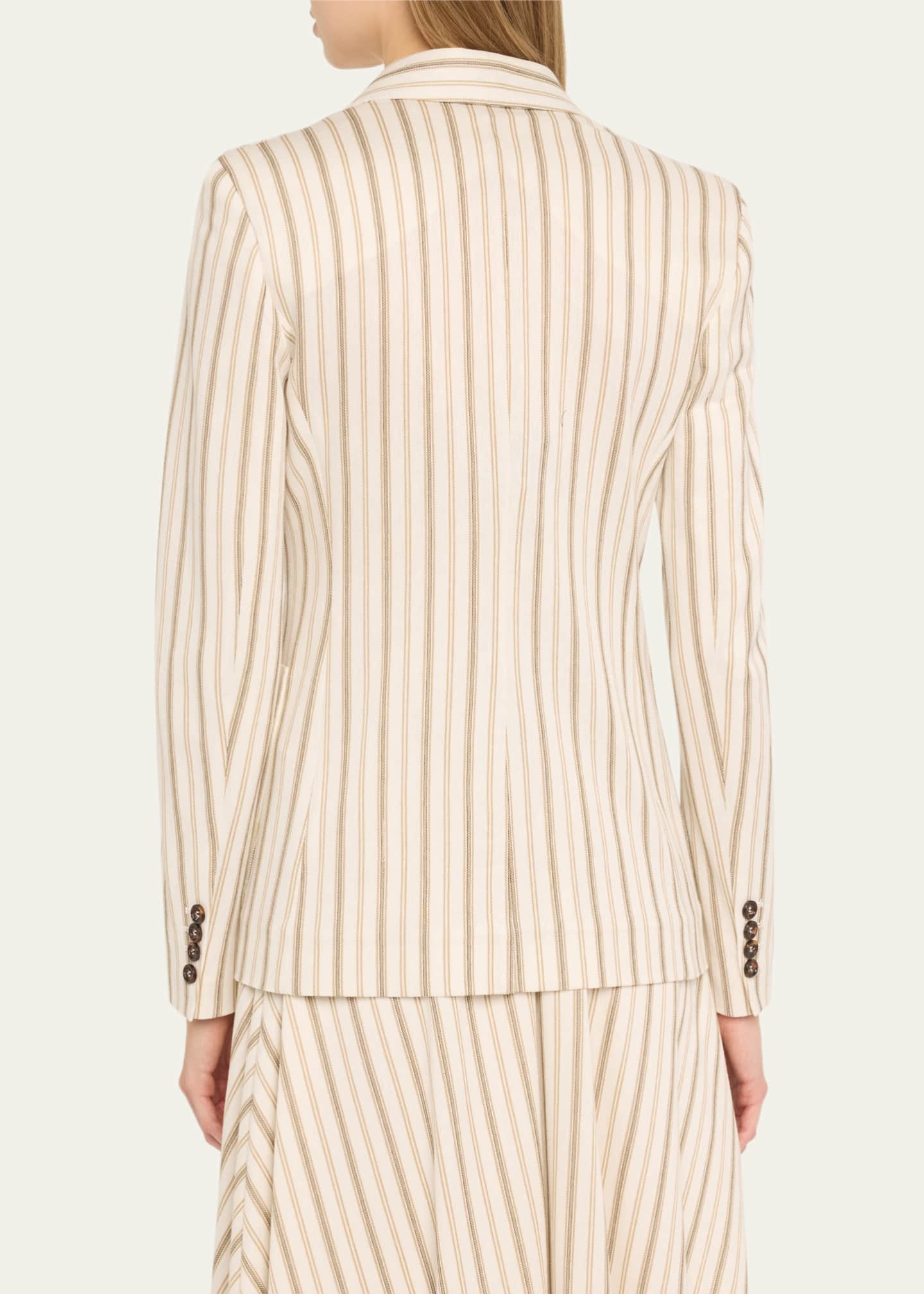 Max Mara Pensile Stripe Double-Breasted Blazer Image 3 of 5