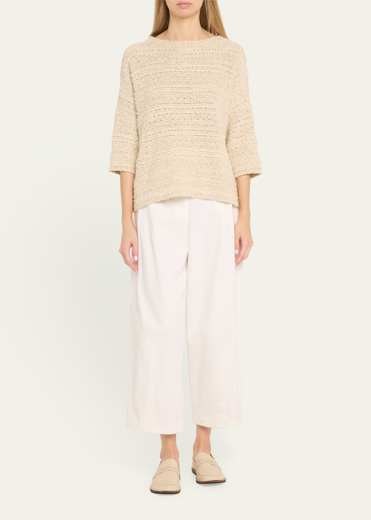 Max Mara Arda Three-Quarter Sleeve Top Image 2 of 5