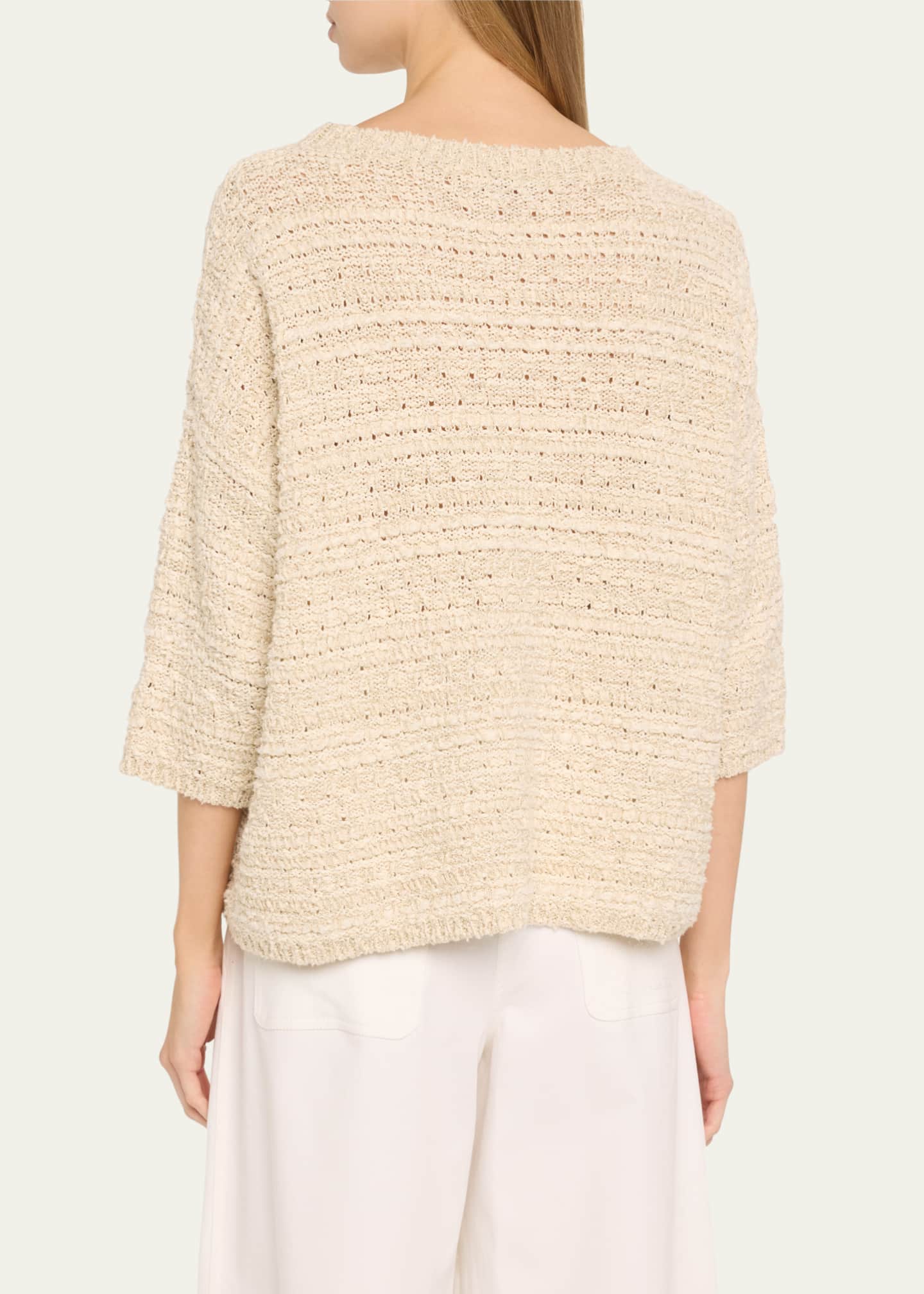 Max Mara Arda Three-Quarter Sleeve Top Image 3 of 5