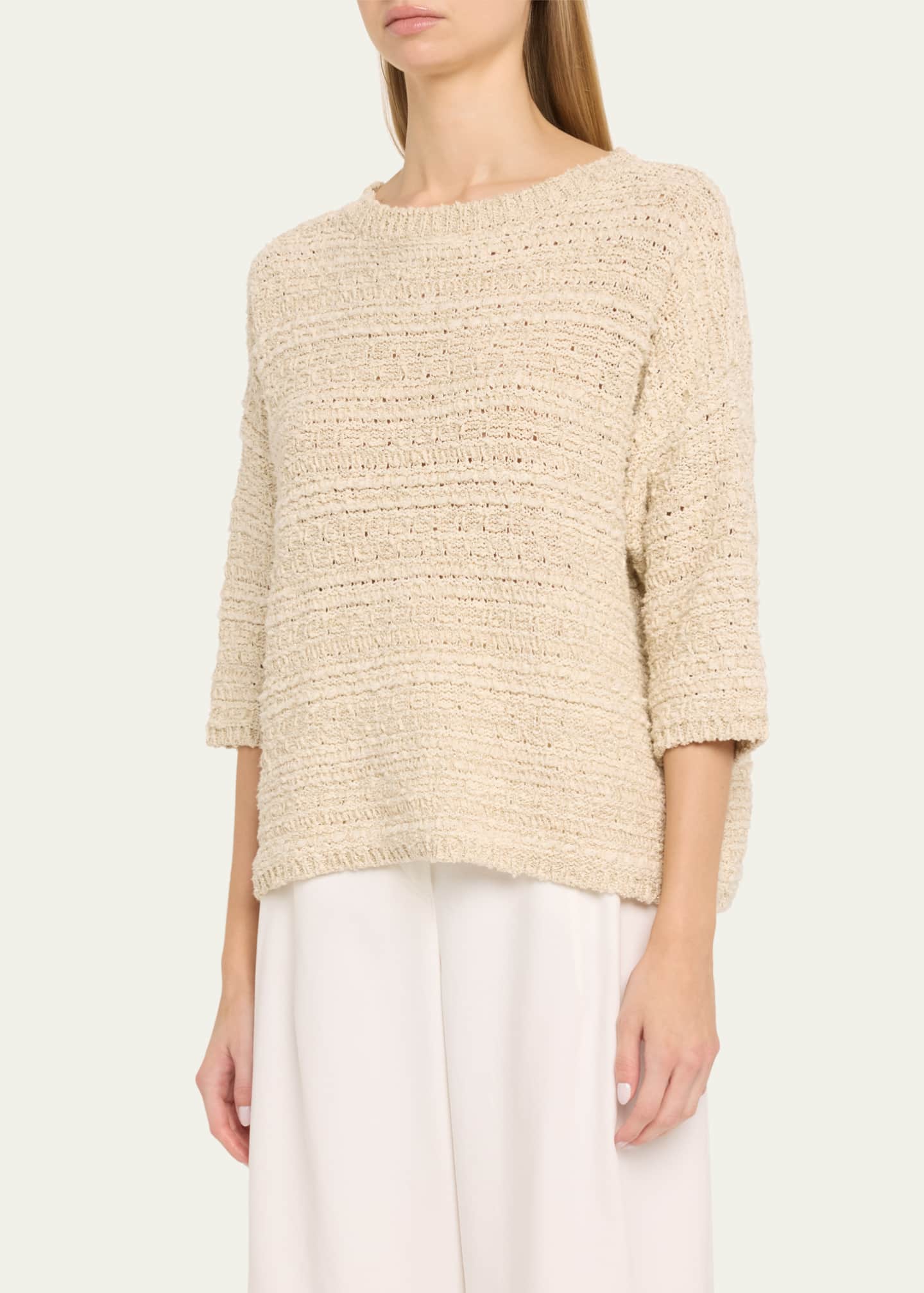 Max Mara Arda Three-Quarter Sleeve Top Image 4 of 5