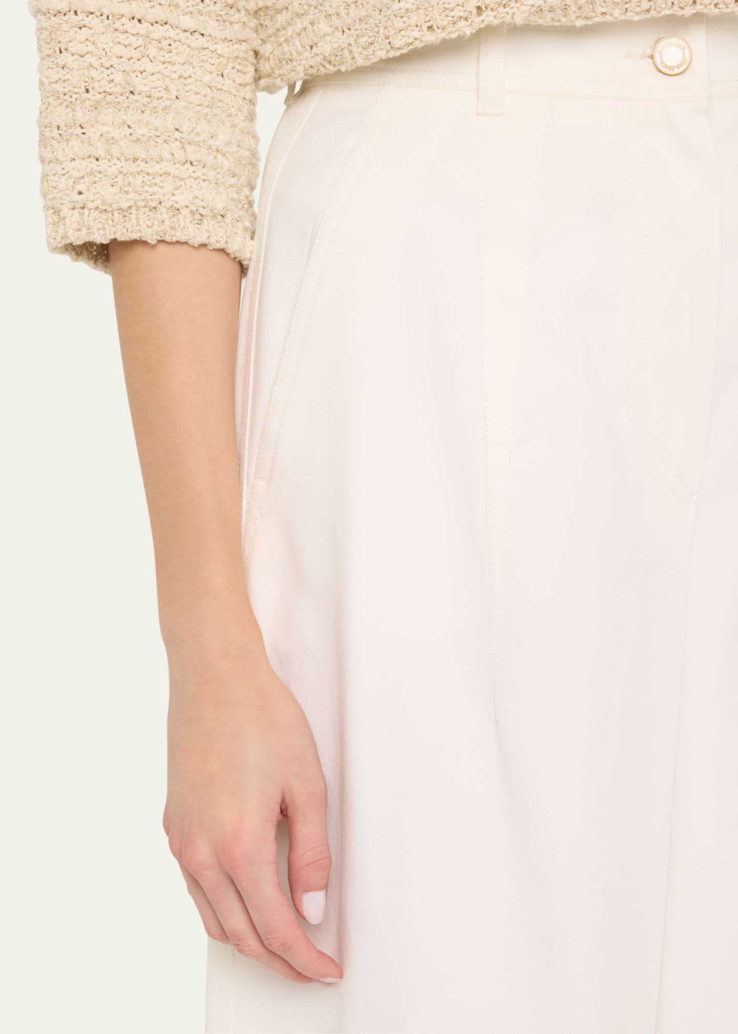 Max Mara Mina Cropped Trousers Image 5 of 5