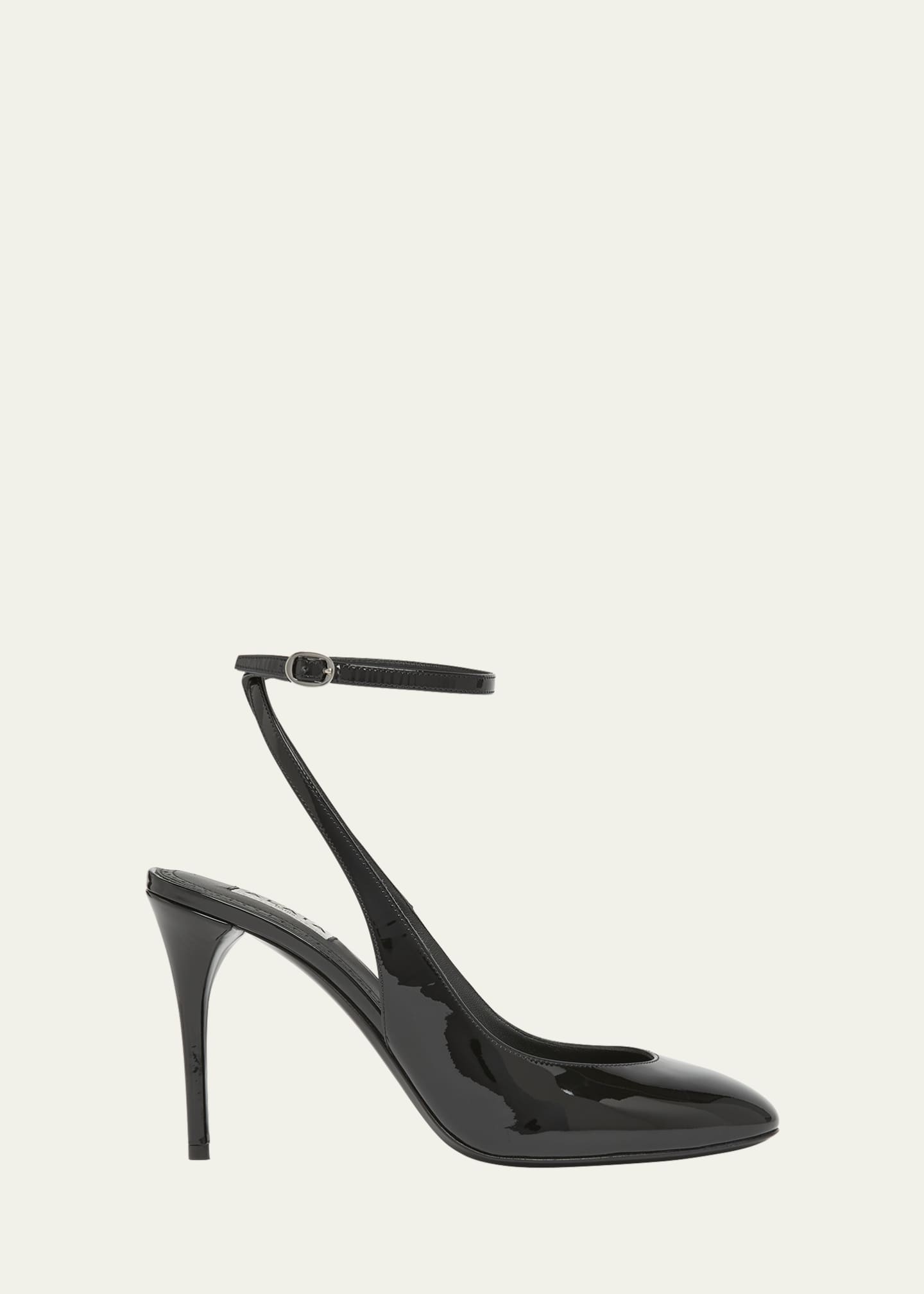 ALAIA Patent Leather Slingback Pumps Image 1 of 4