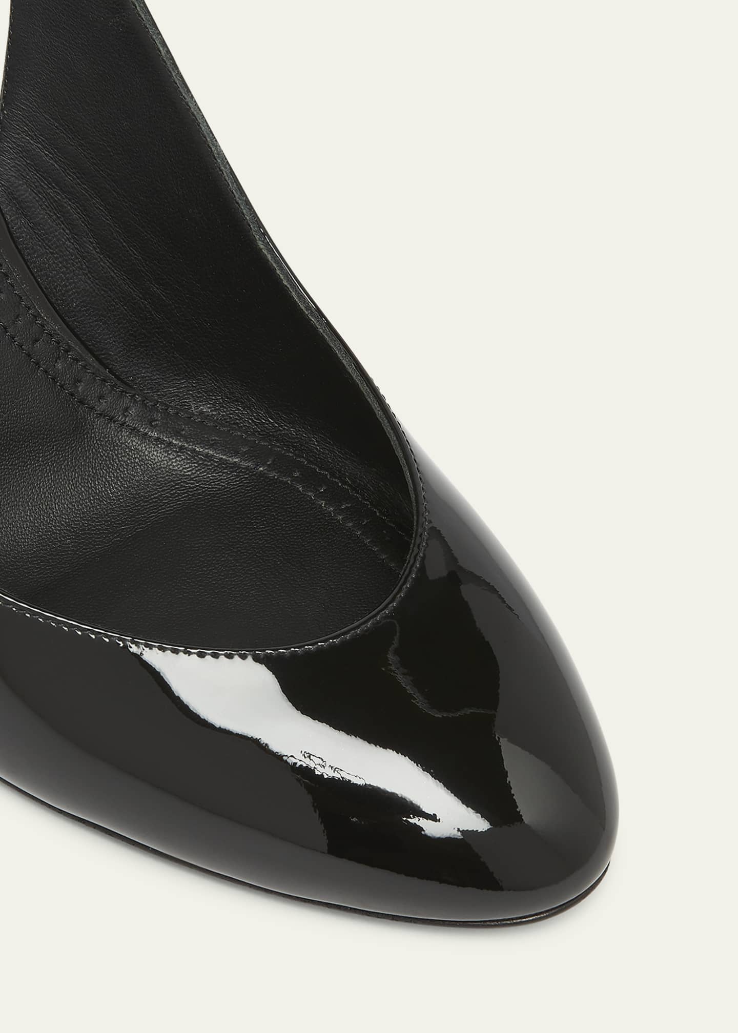 ALAIA Patent Leather Slingback Pumps Image 3 of 4