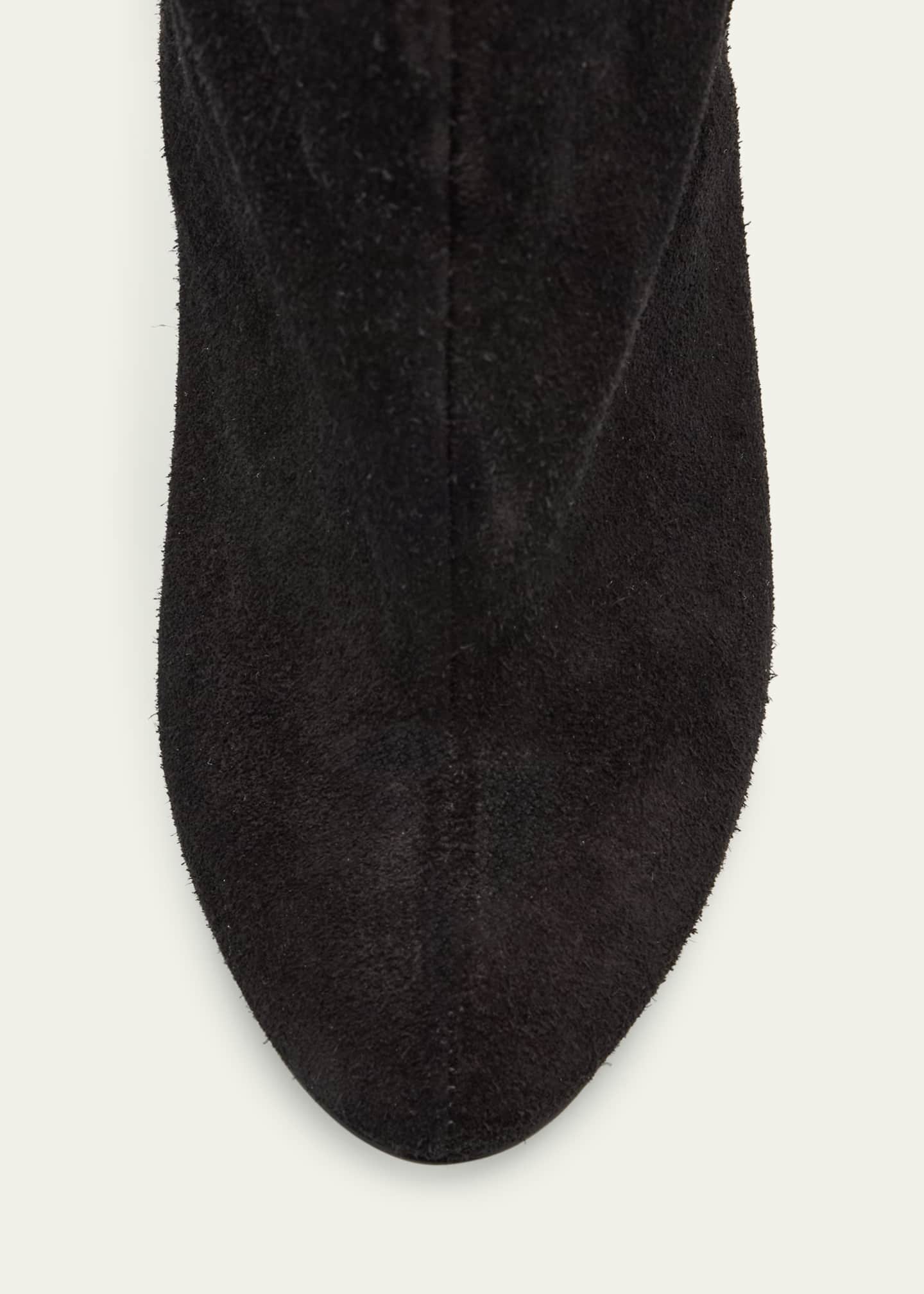 ALAIA Cuissardes Stiletto Leather Knee Boots Image 6 of 6