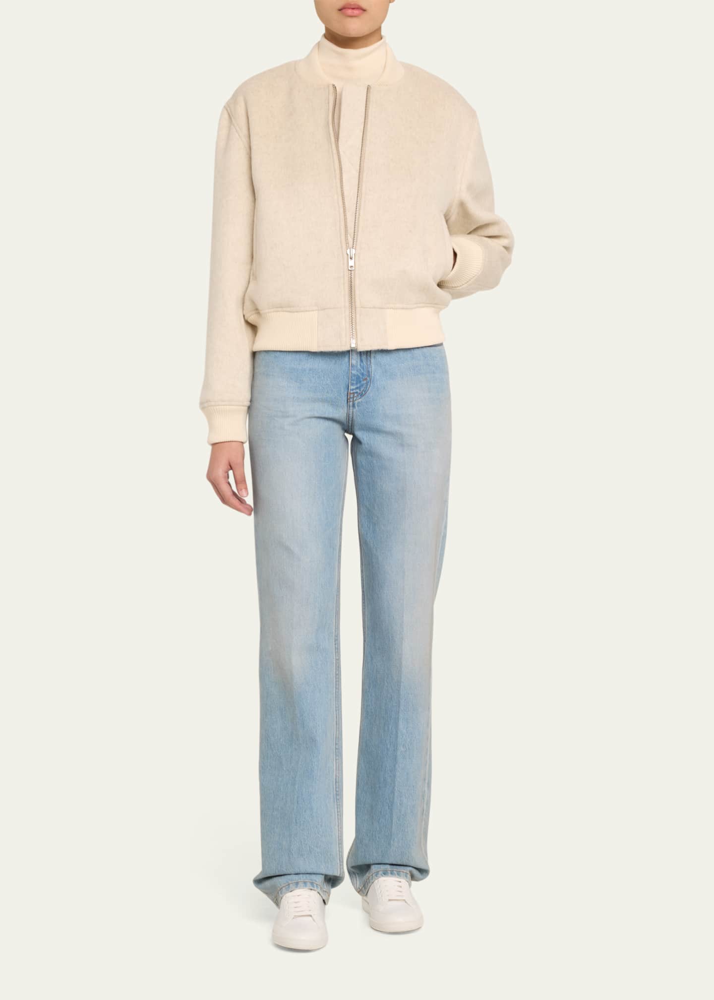 SPRWMN Wool Bomber Jacket Image 2 of 5