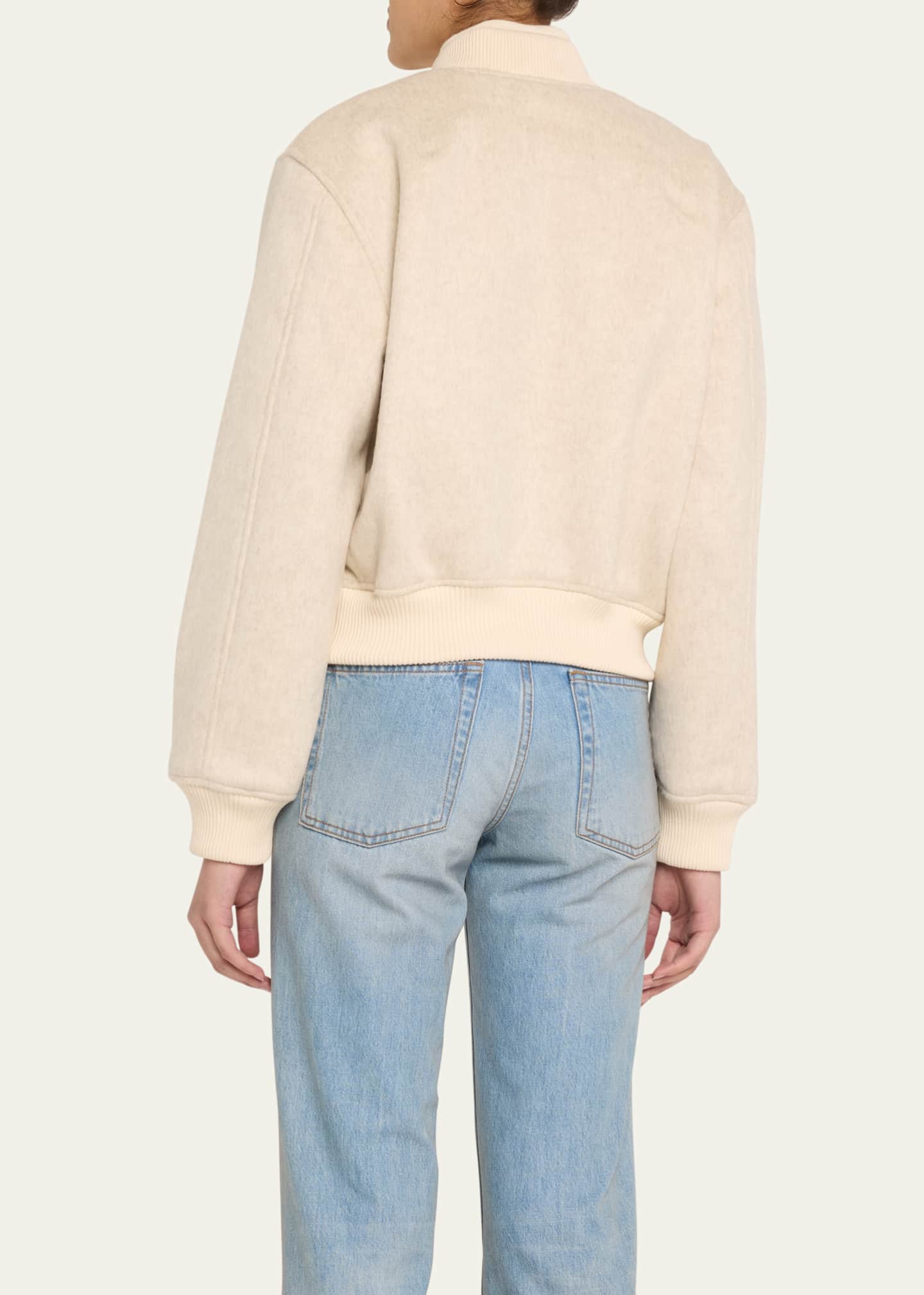 SPRWMN Wool Bomber Jacket Image 3 of 5