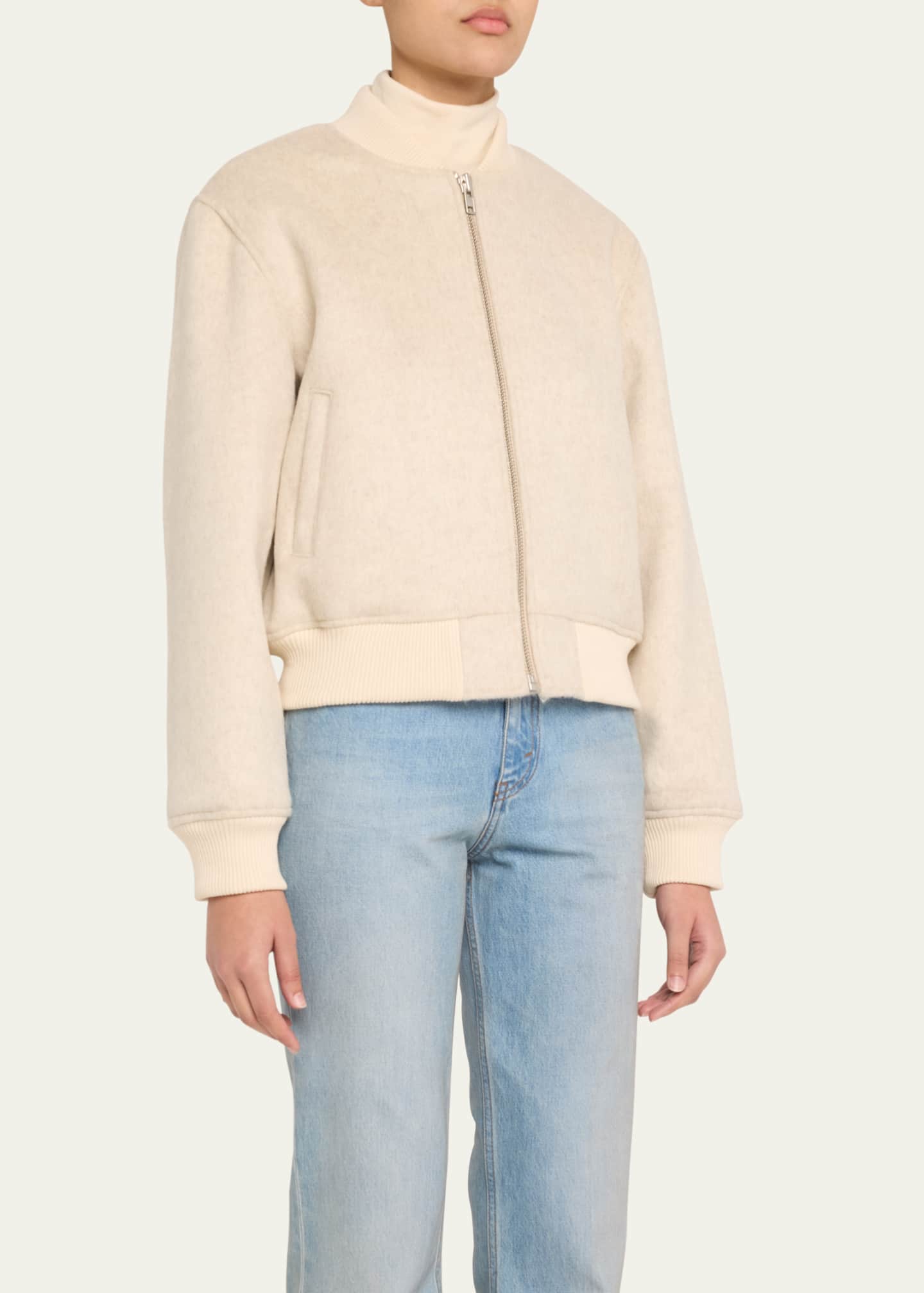 SPRWMN Wool Bomber Jacket Image 4 of 5