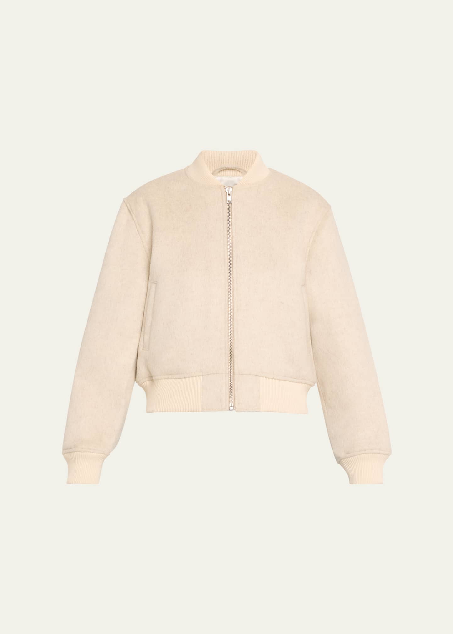SPRWMN Wool Bomber Jacket Image 1 of 5