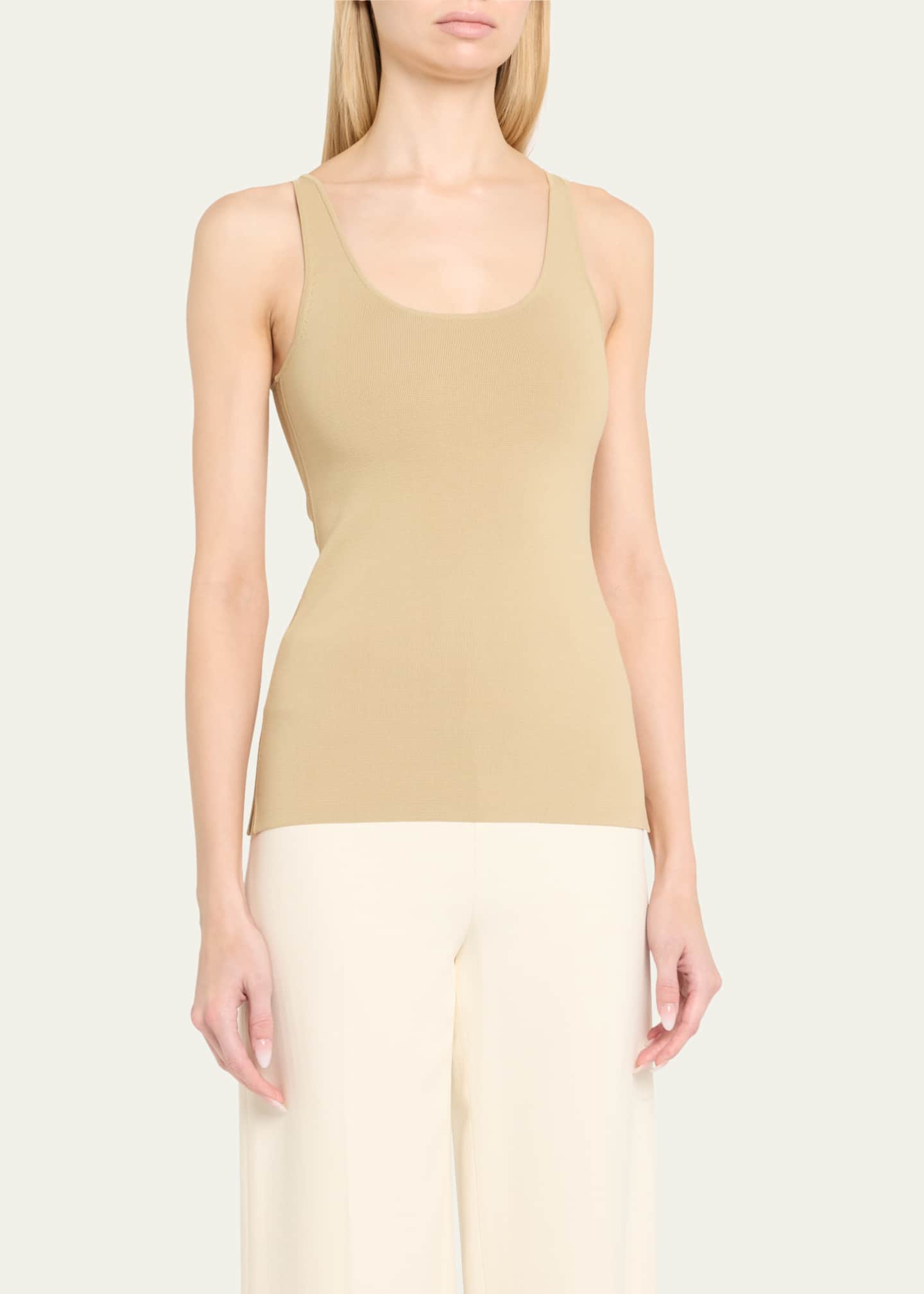 Toteme Compact Knit Tank Top Image 4 of 5