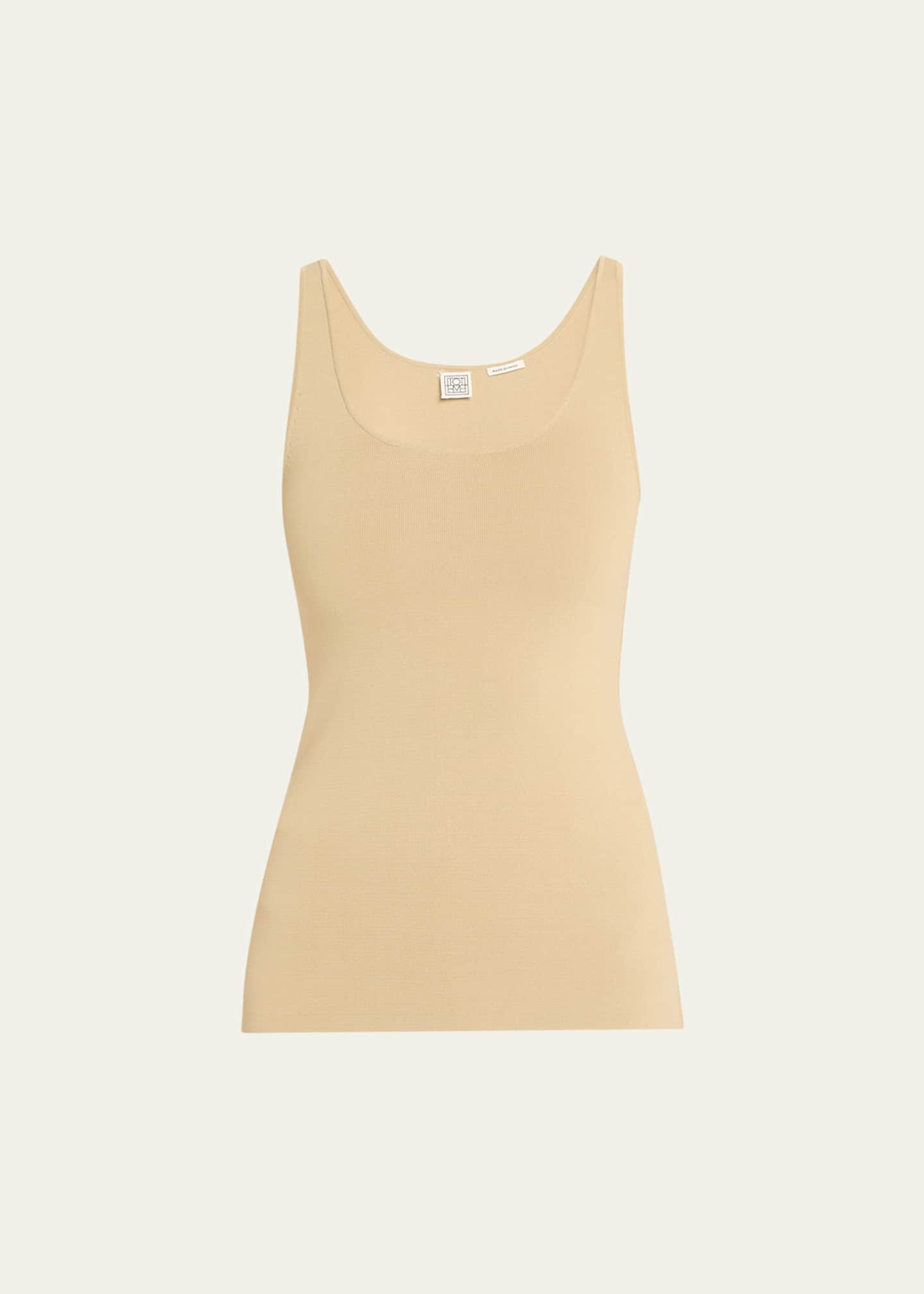 Toteme Compact Knit Tank Top Image 1 of 5