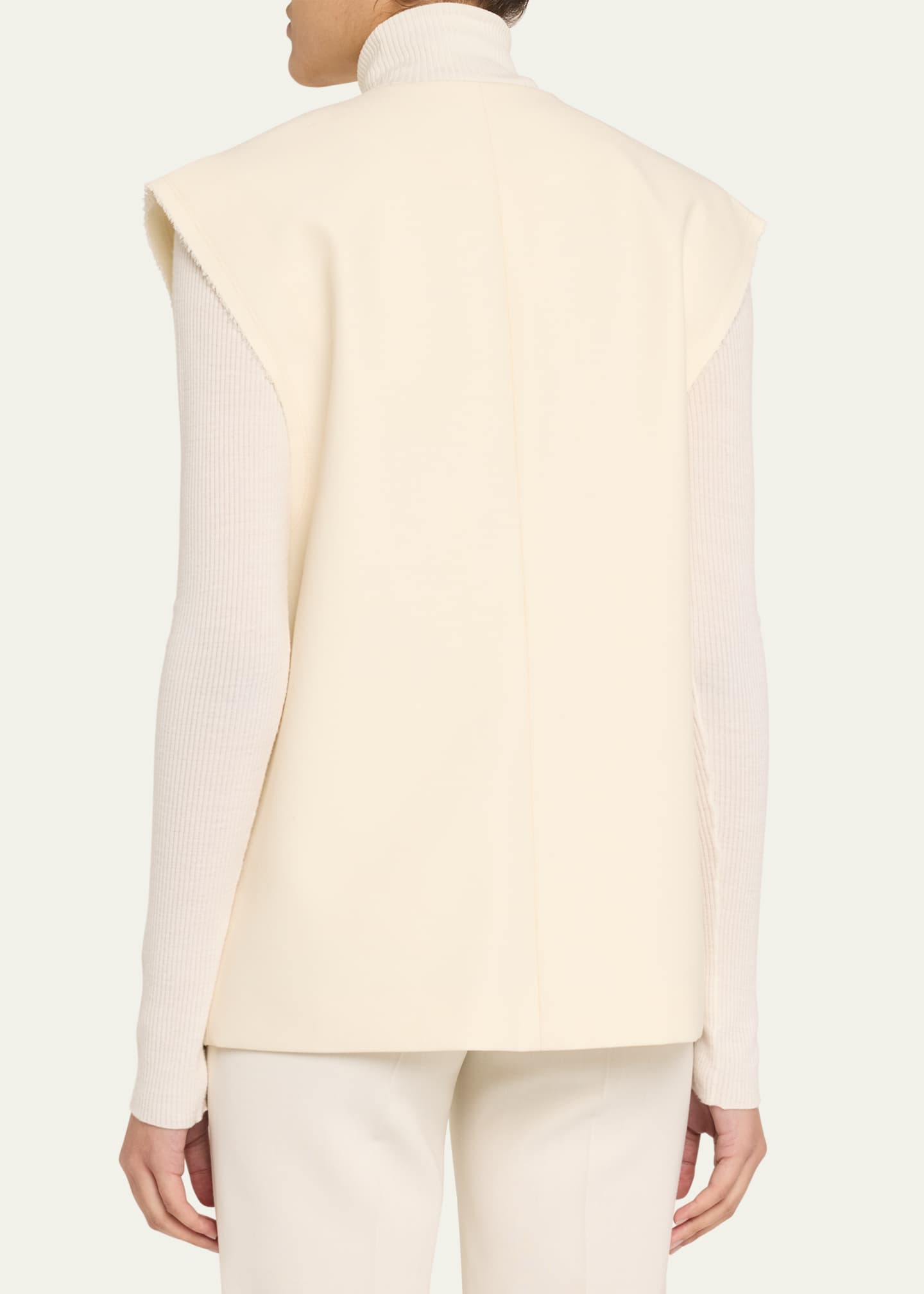 Courtney Zheng Raw Edge Vest Image 3 of 5
