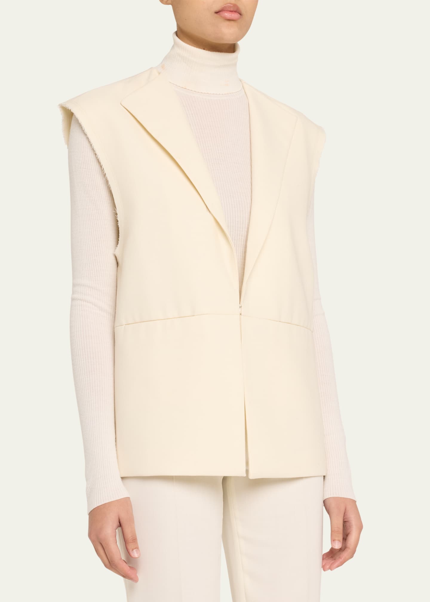 Courtney Zheng Raw Edge Vest Image 4 of 5