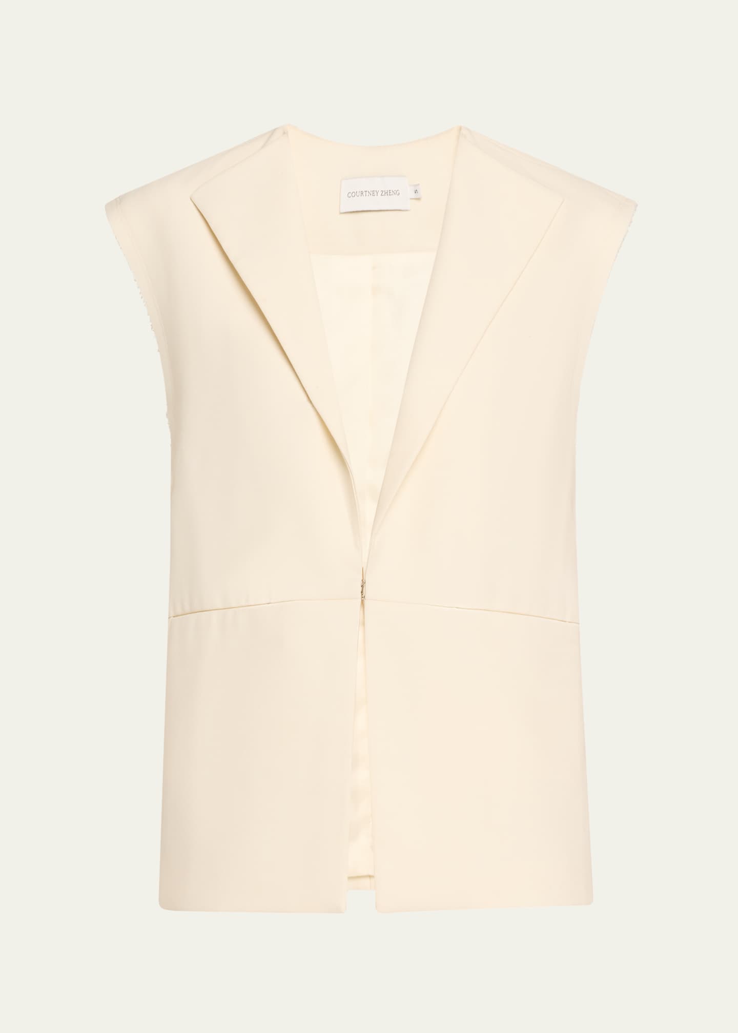 Courtney Zheng Raw Edge Vest Image 1 of 5