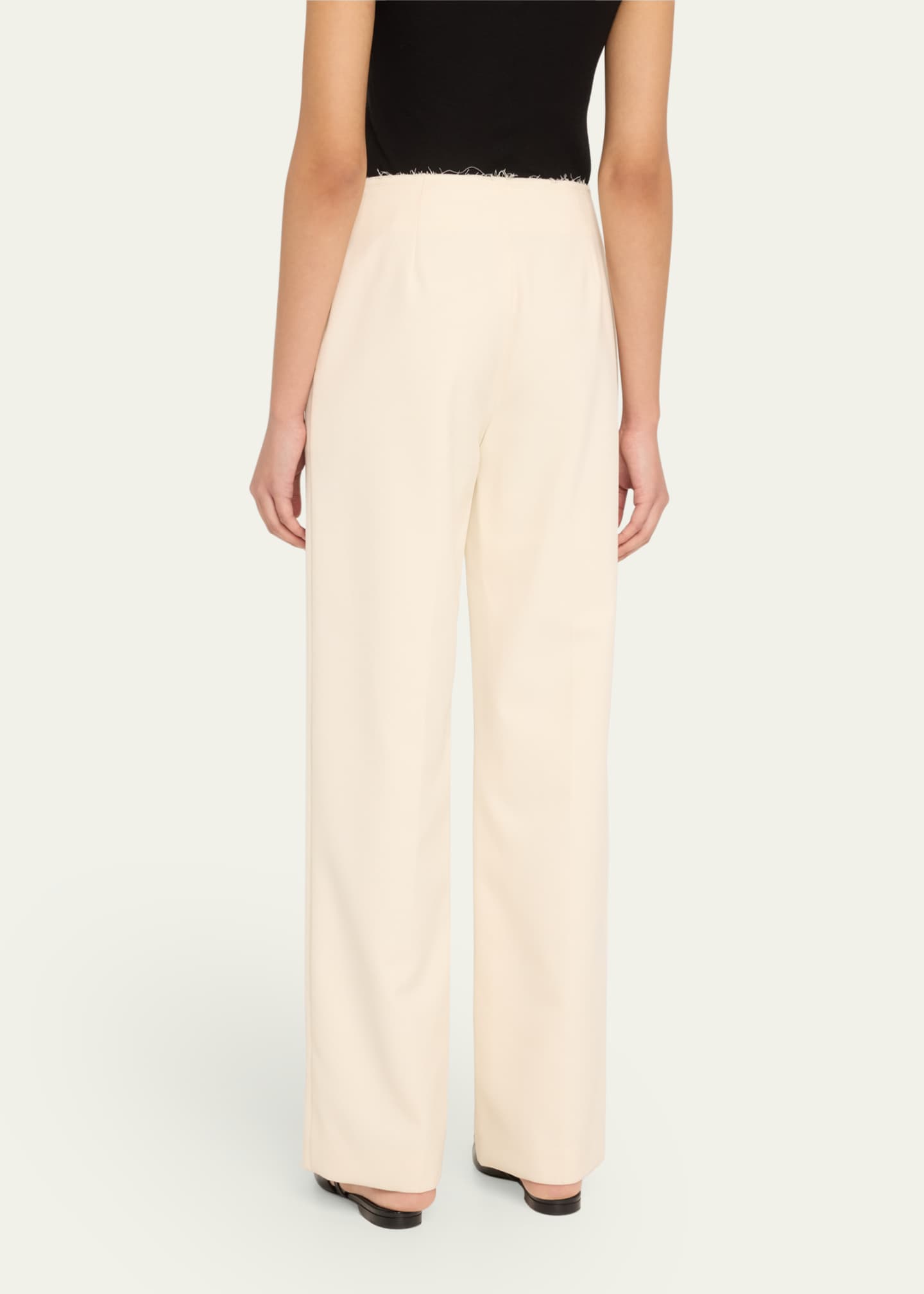 Courtney Zheng Leon Wool Raw-Edge Pants Image 3 of 5