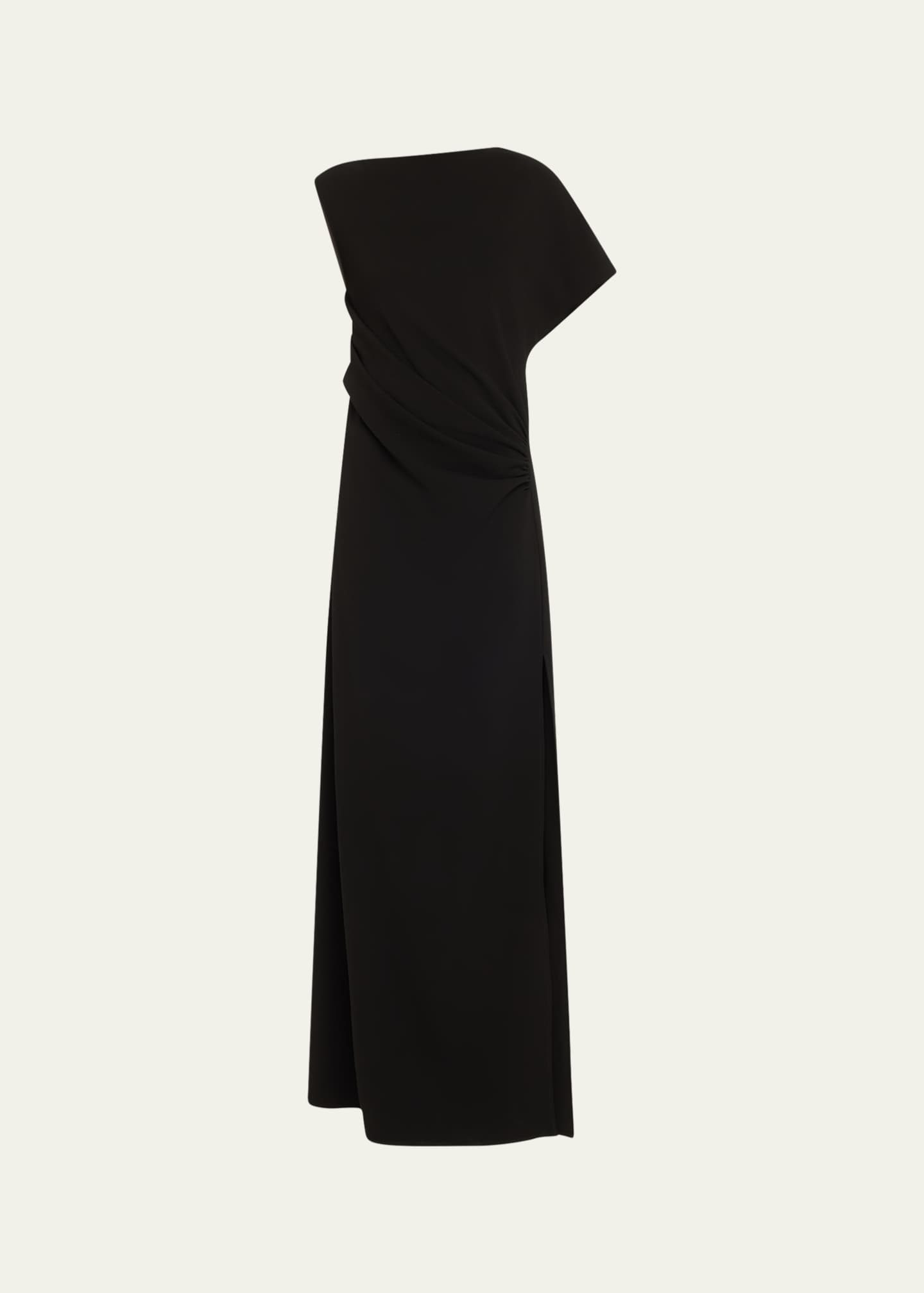 Asymmetric Twist Back Gown