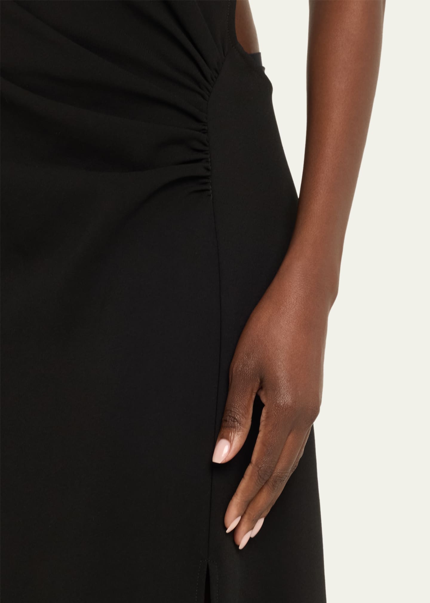 Asymmetric Twist Back Gown - Thumbnail 5