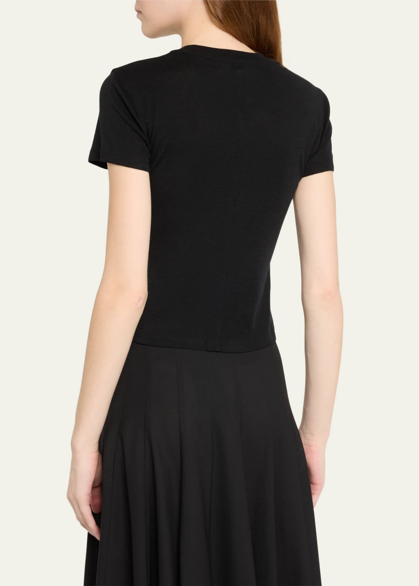 Courtney Zheng Short-Sleeve Merino Baby Tee Image 3 of 5