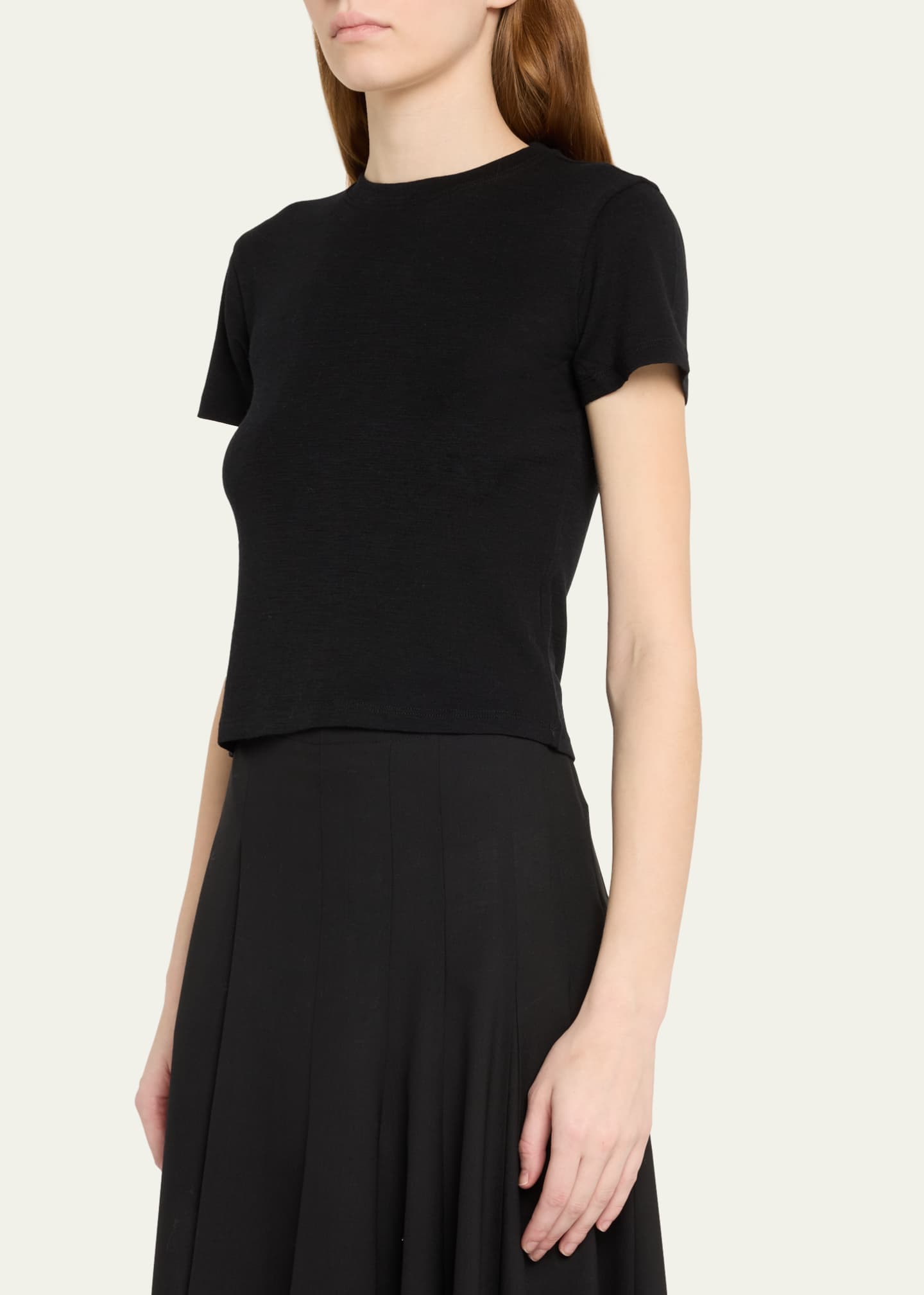 Courtney Zheng Short-Sleeve Merino Baby Tee Image 4 of 5