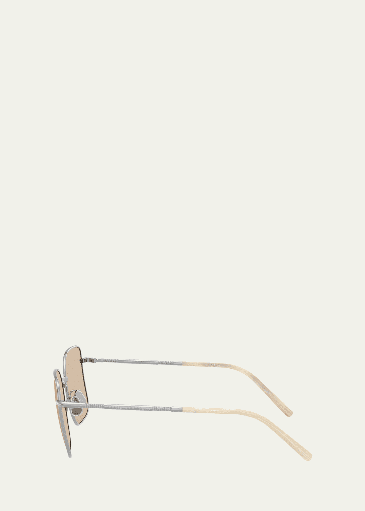 Brunello Cucinelli BC1005T Rectangular Titanium Sunglasses Image 3 of 3
