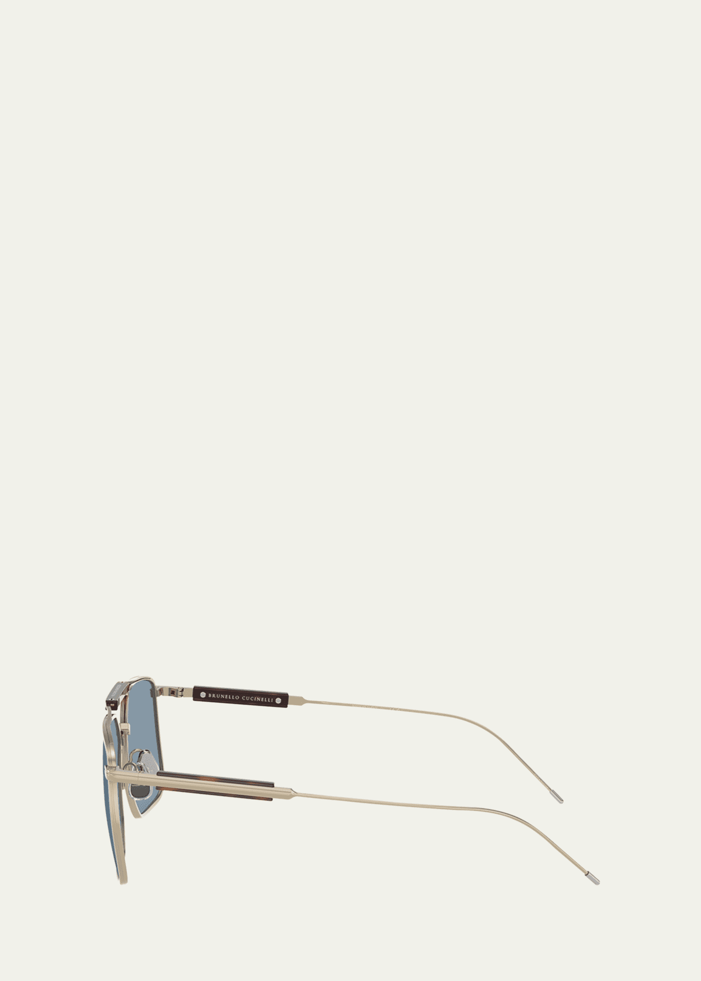 Brunello Cucinelli Men's BC2005ST Square Sunglasses Image 3 of 3