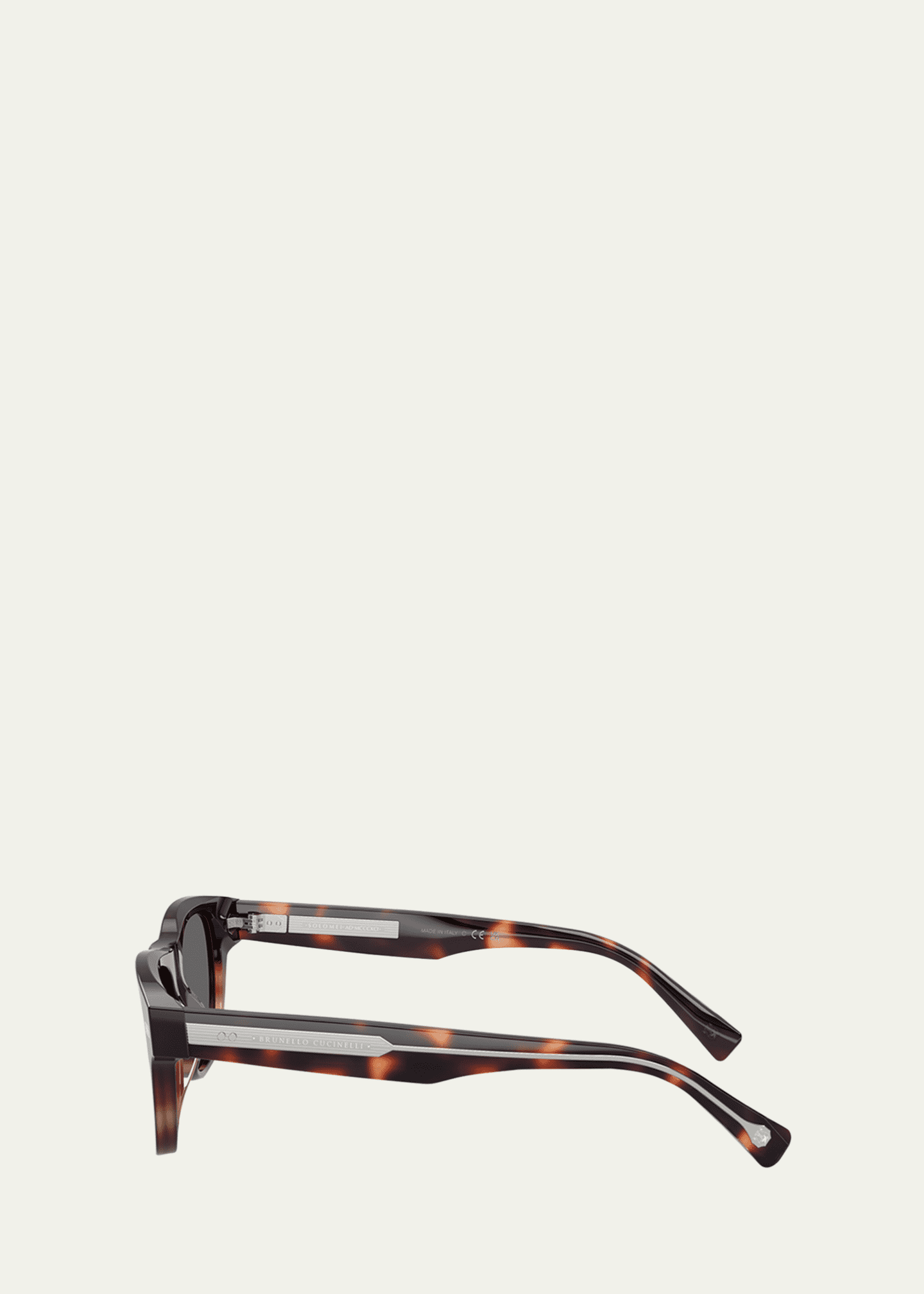 Brunello Cucinelli Men's BC3005S Rectangular Sunglasses Image 3 of 3