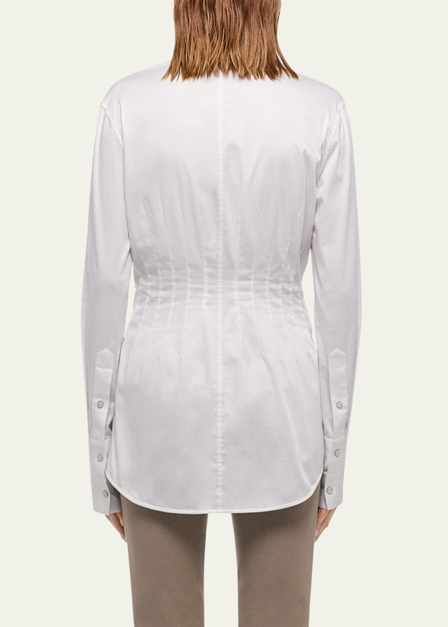 Helmut Lang Darted Button-Front Shirt Image 3 of 5
