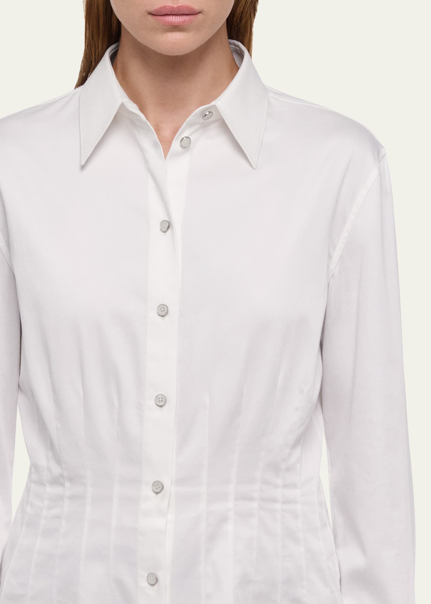 Helmut Lang Darted Button-Front Shirt Image 5 of 5