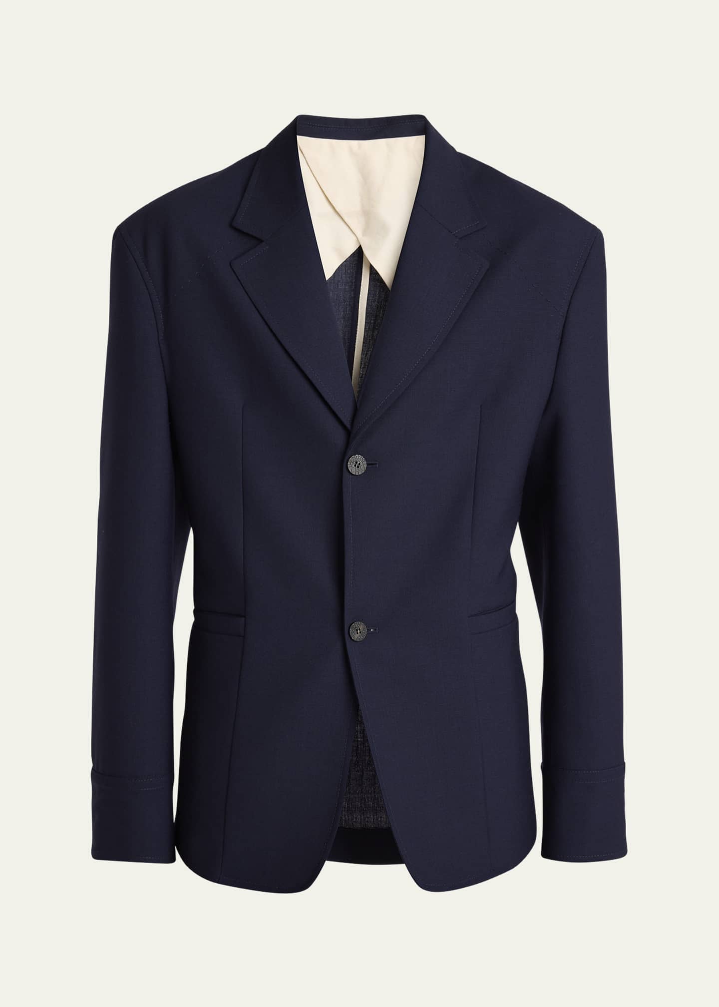Jacquemus Men's Wool Canvas Sport Coat Image 1 of 5