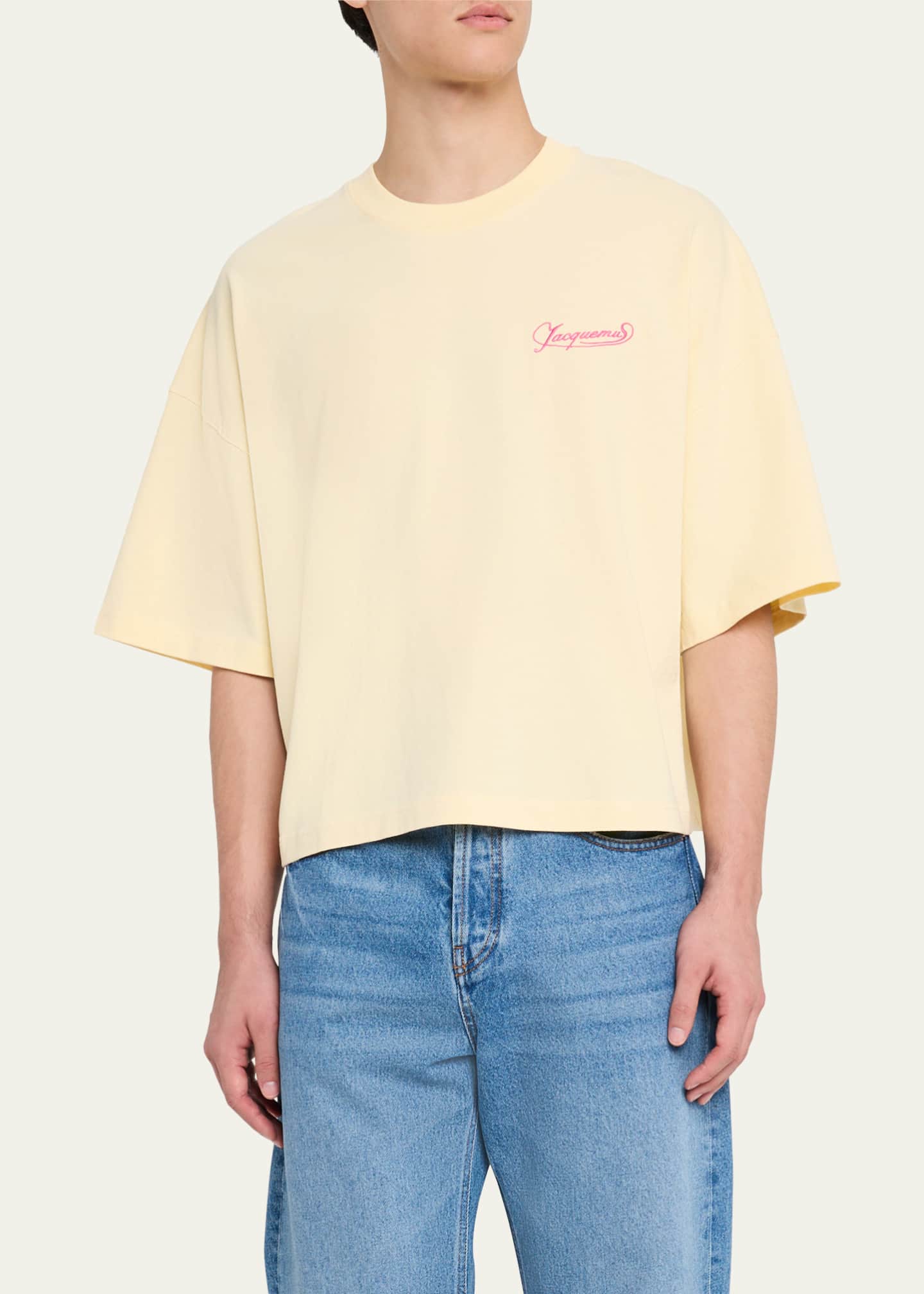 Jacquemus Men's Corto Boxy T-Shirt Image 4 of 5