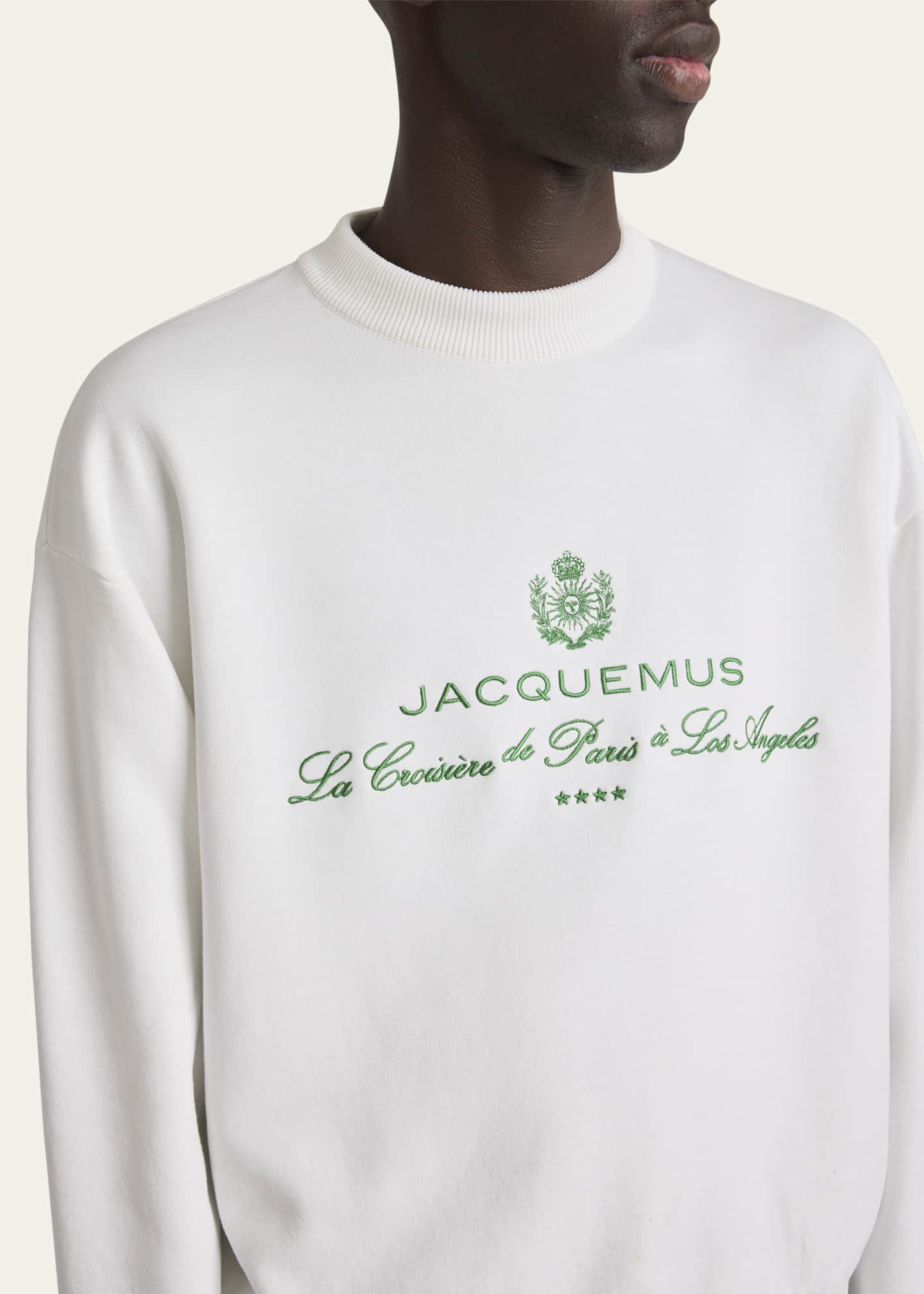 Jacquemus Men's La Maille Venice Crewneck Sweater Image 5 of 5
