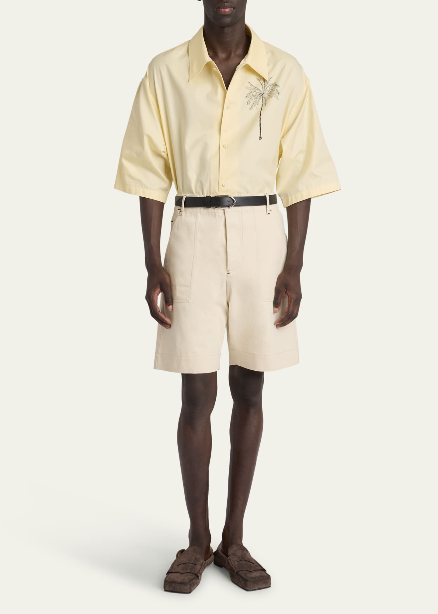 Jacquemus Men's Le Short De-Nimes Bermuda Shorts Image 2 of 5