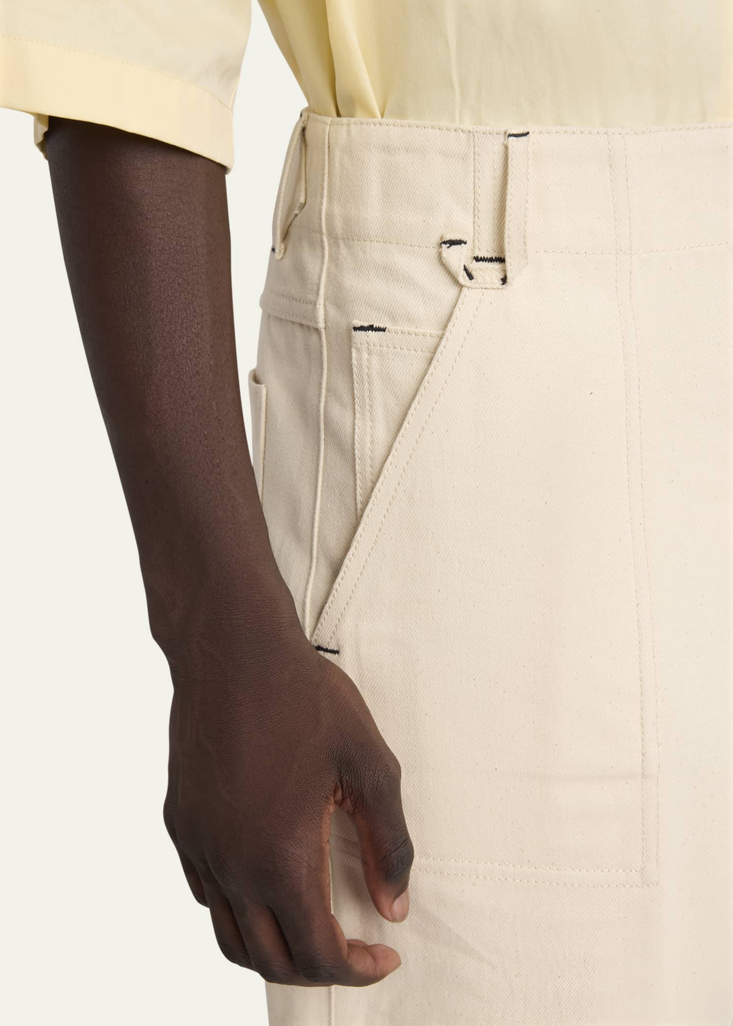 Jacquemus Men's Le Short De-Nimes Bermuda Shorts Image 5 of 5