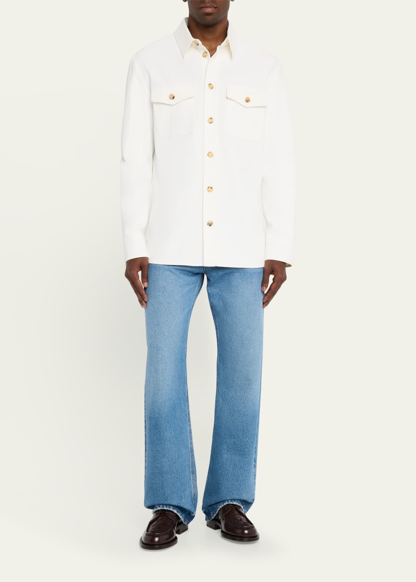Jacquemus Men's Les Derbies Tressees Calfskin Derby Shoes Image 3 of 6