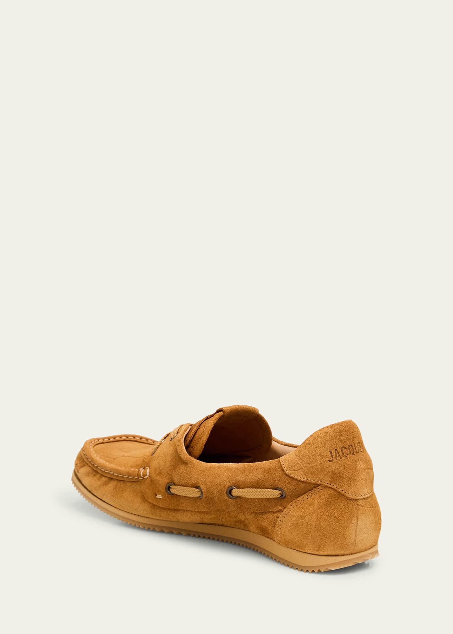 Jacquemus Men's Les Batto Suede Boat Shoes Image 2 of 4