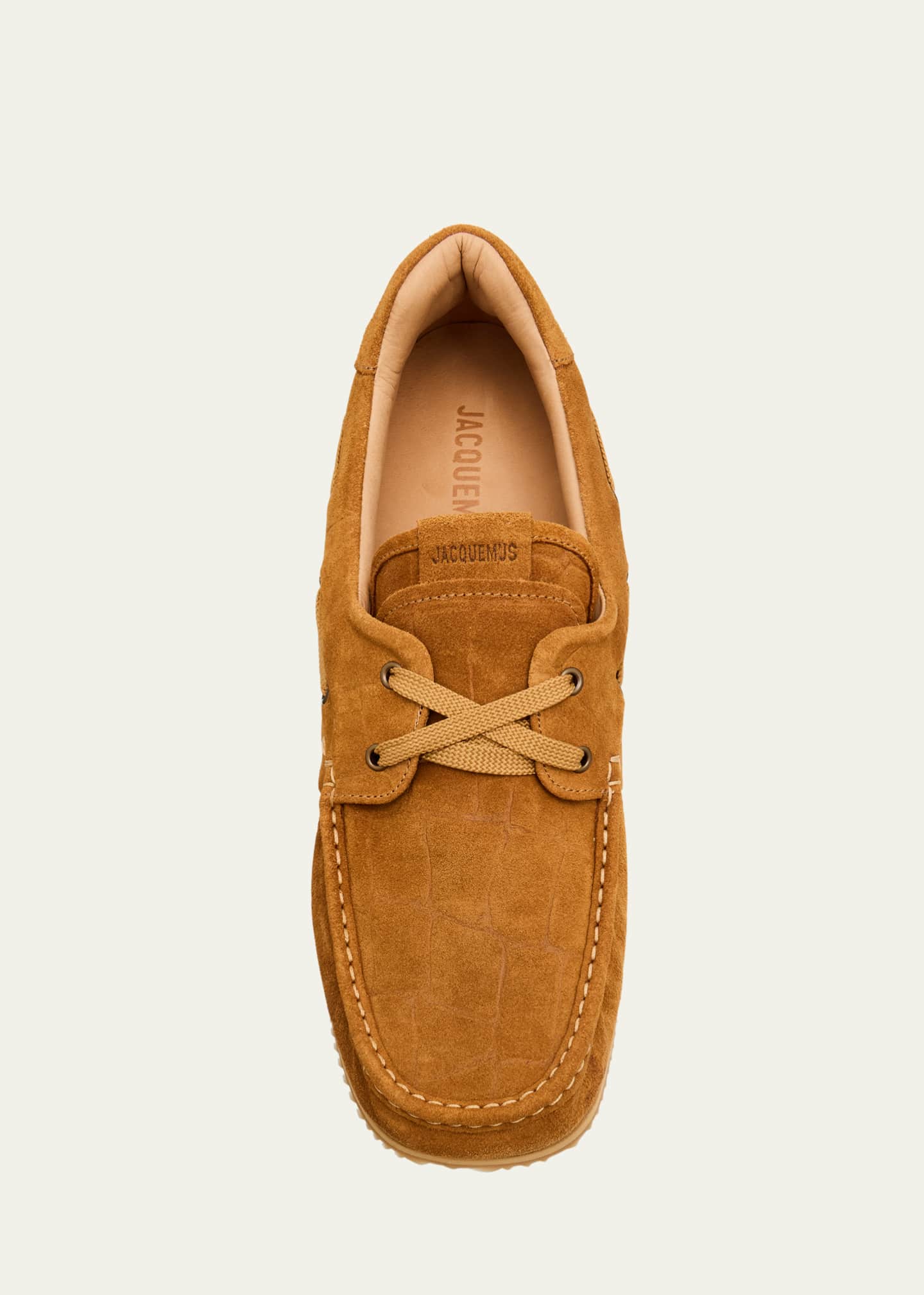 Jacquemus Men's Les Batto Suede Boat Shoes Image 4 of 4