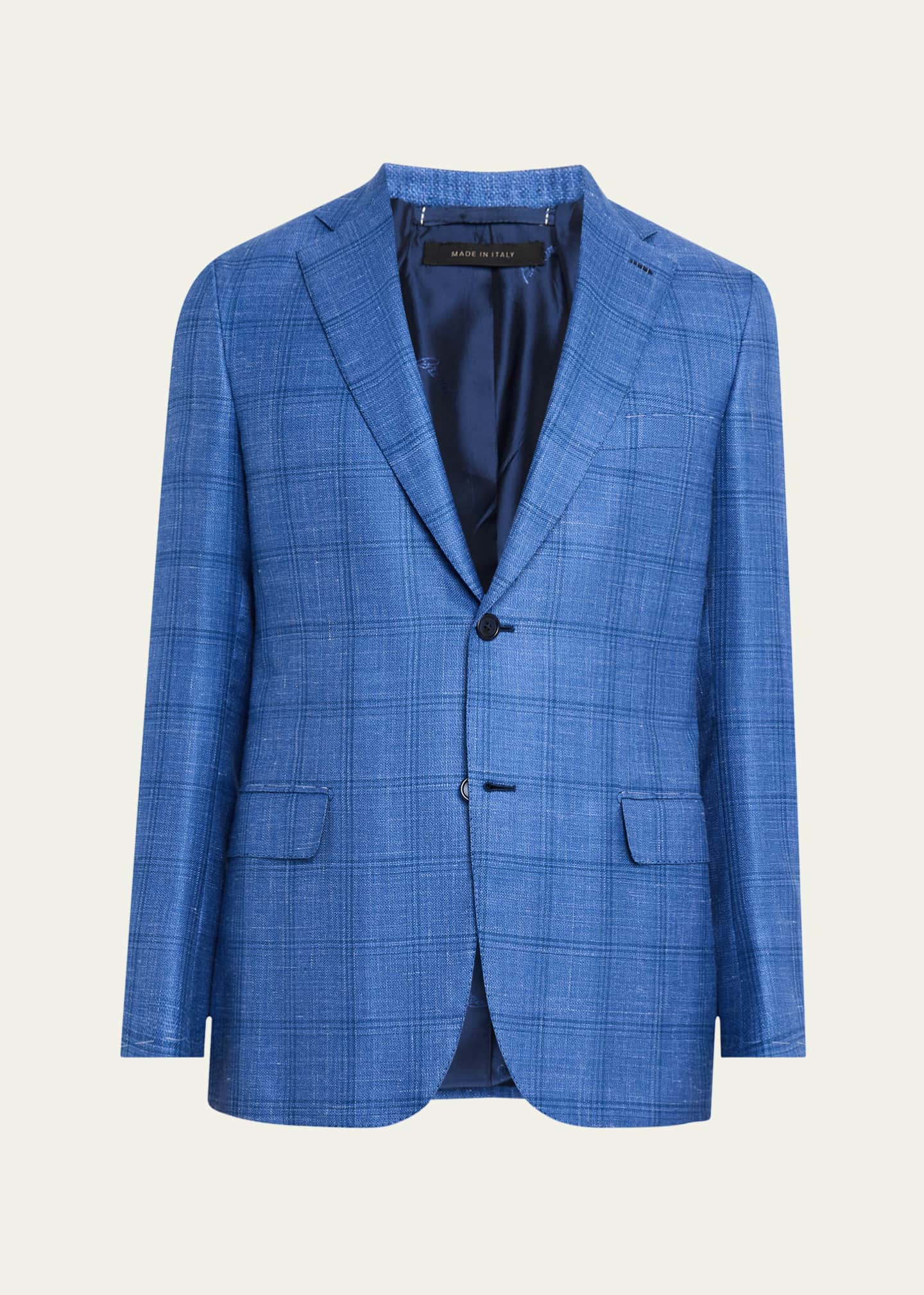 Brioni Men's Windowpane Sport Coat Image 1 of 8