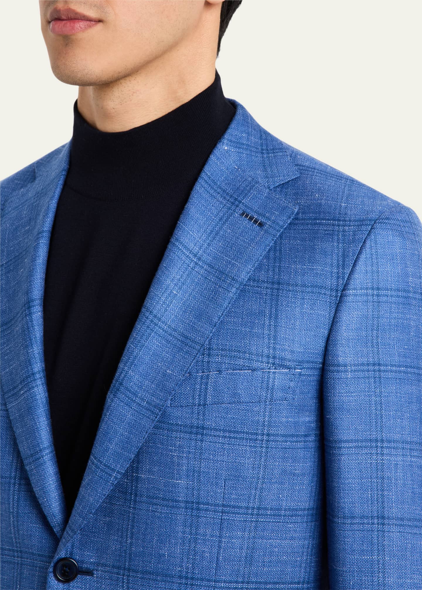 Brioni Men's Windowpane Sport Coat Image 5 of 8