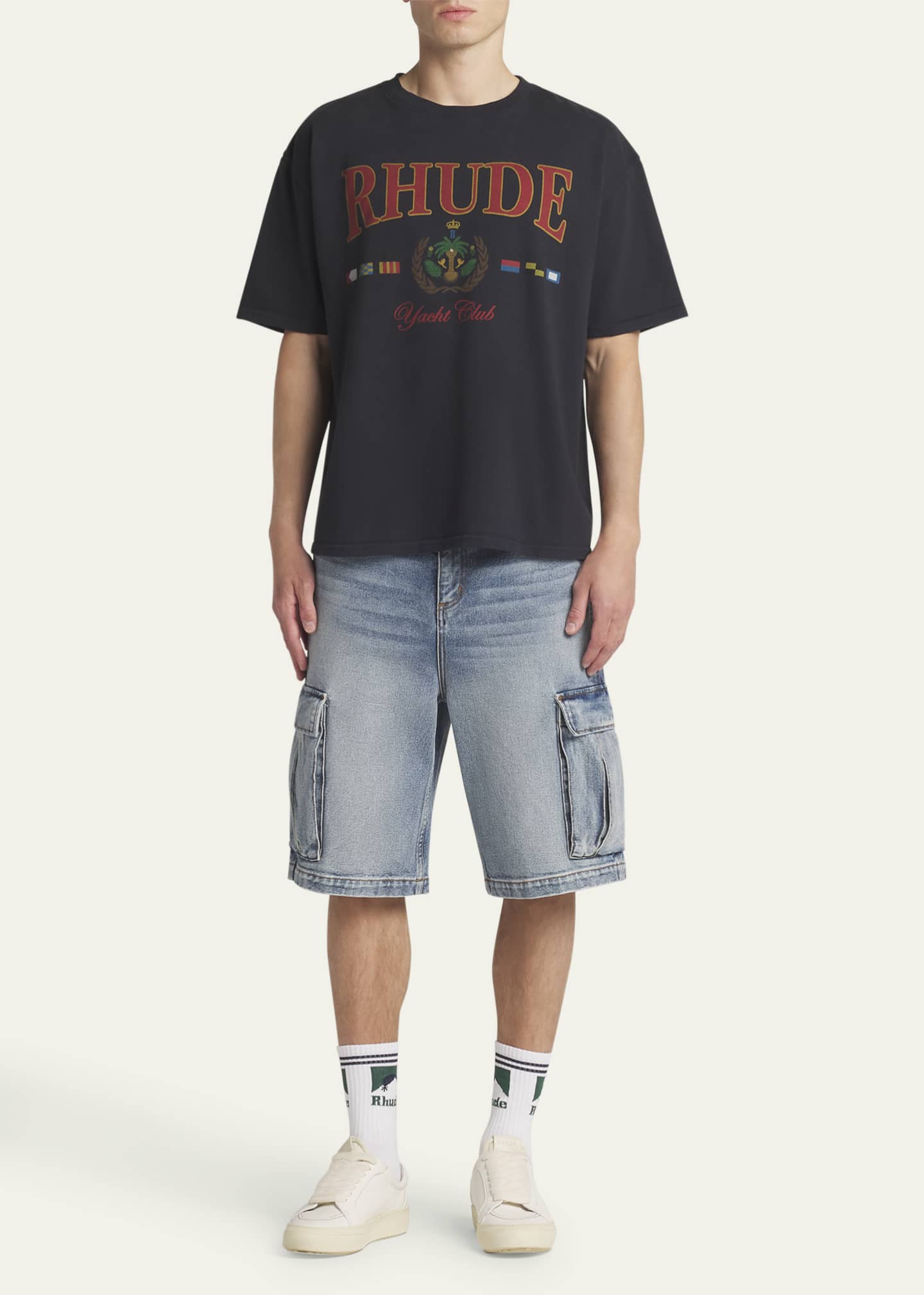 Rhude Men's Jersey Yacht Club T-Shirt Image 2 of 5