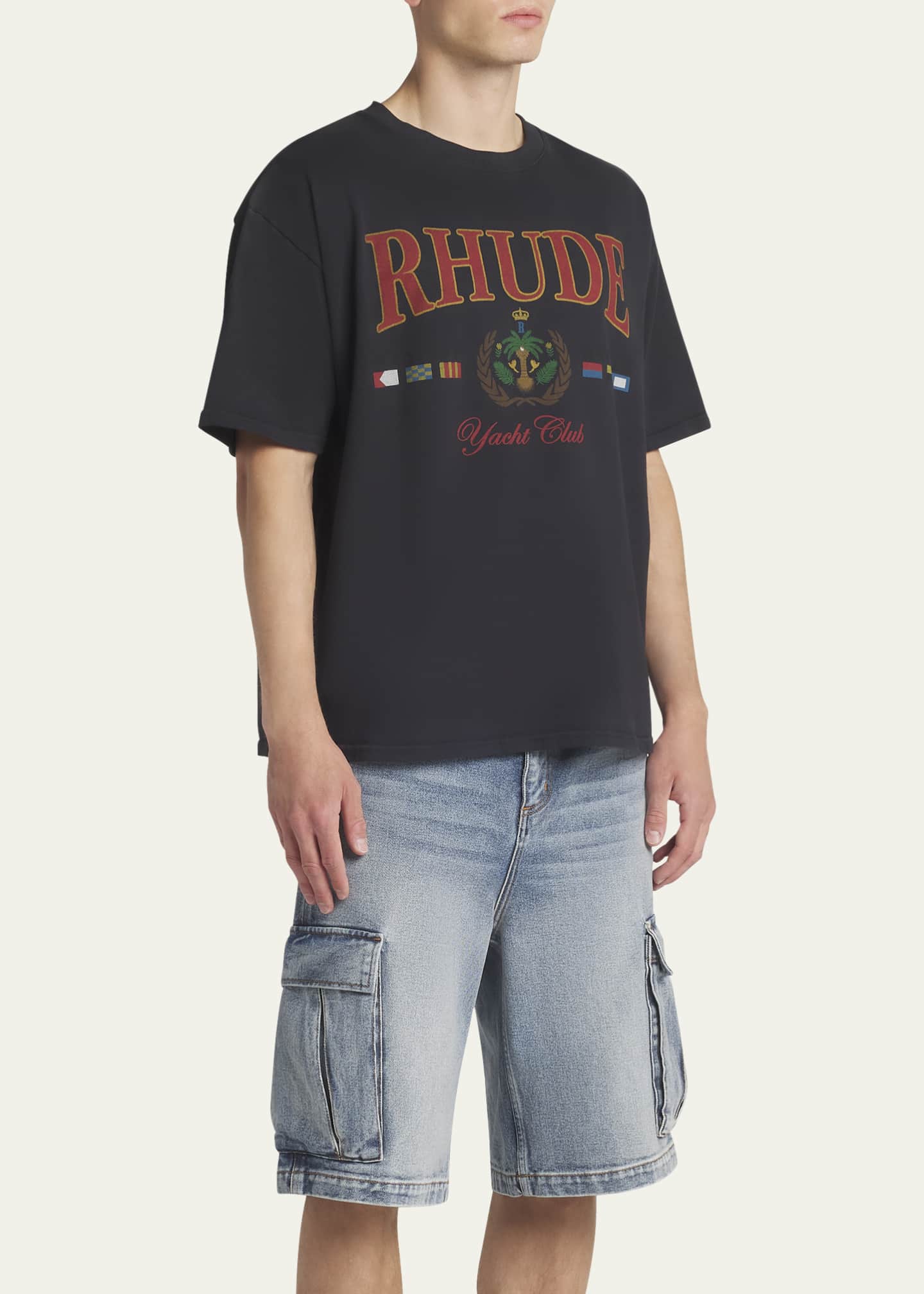 Rhude Men's Jersey Yacht Club T-Shirt Image 4 of 5