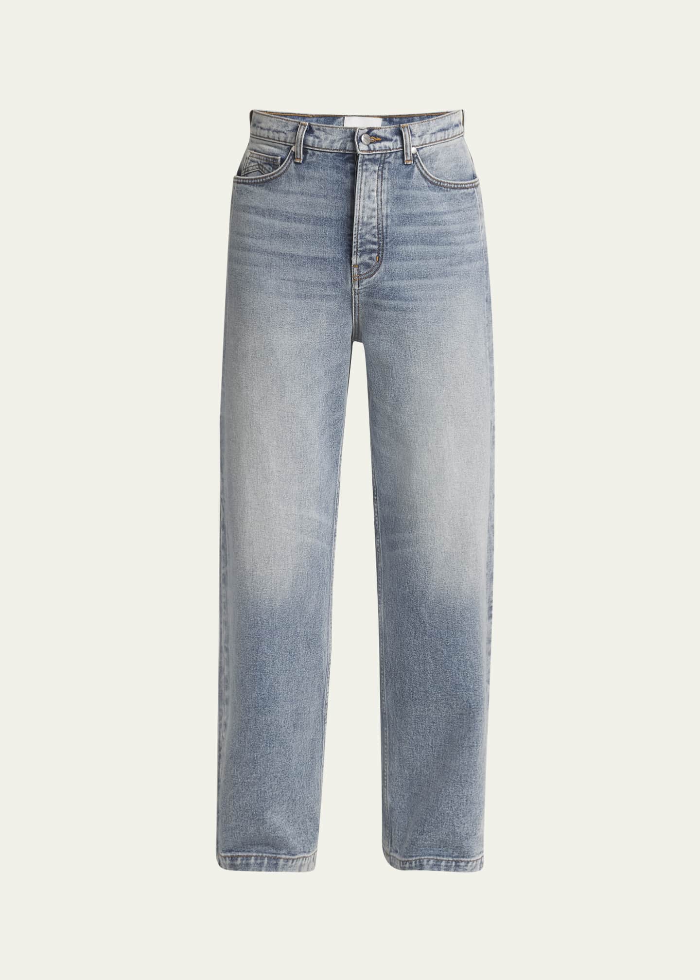 Rhude Men's Wide-Leg Track Jeans Image 1 of 5