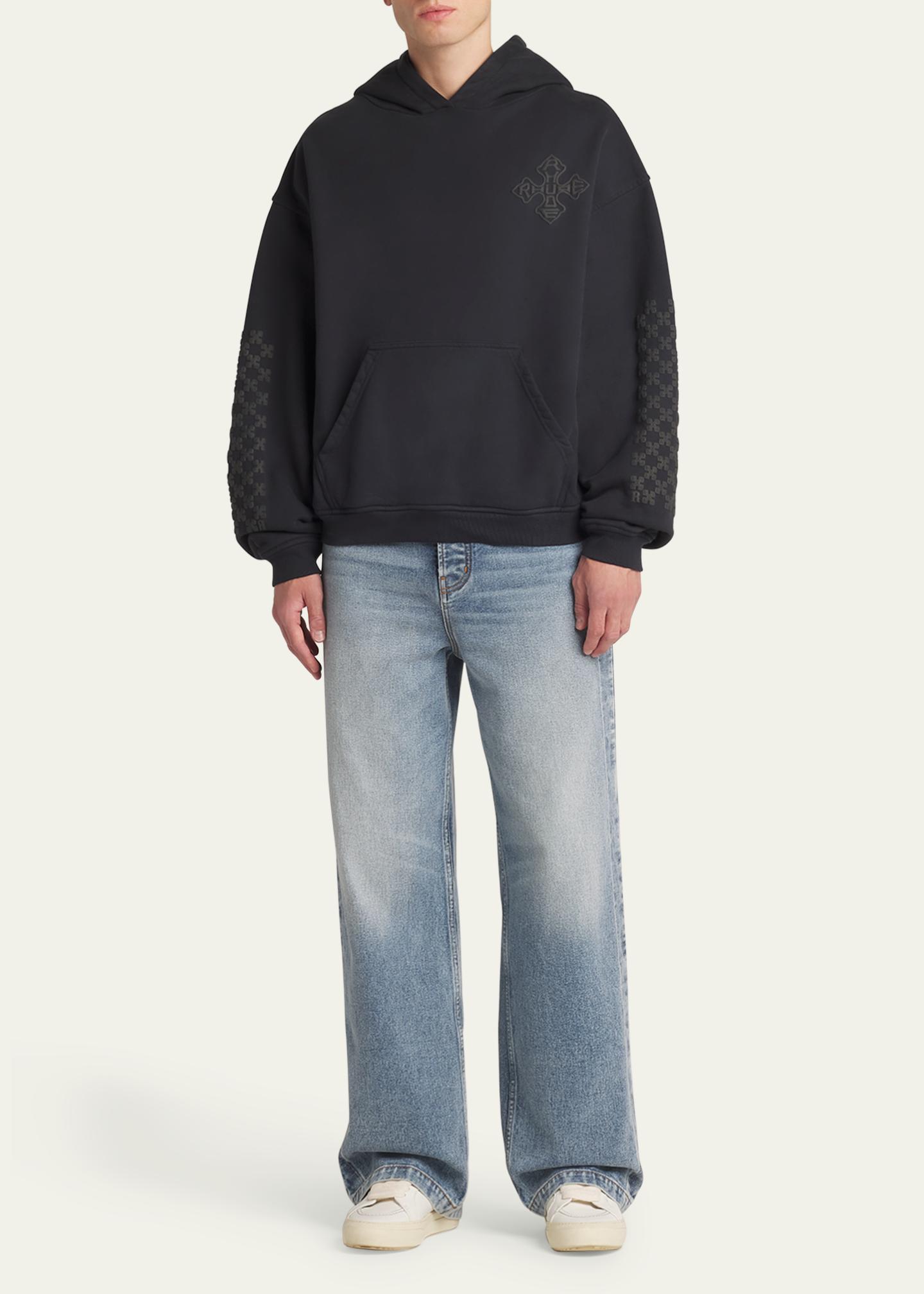 Rhude Men's Multi-Cross Terry Hoodie - Bergdorf Goodman