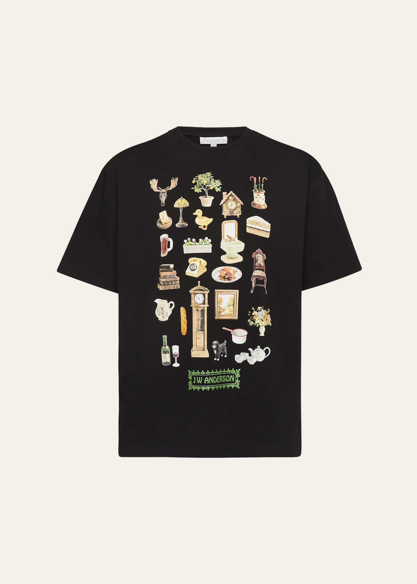 JW Anderson Men's Jersey Diorama T-Shirt Image 1 of 5