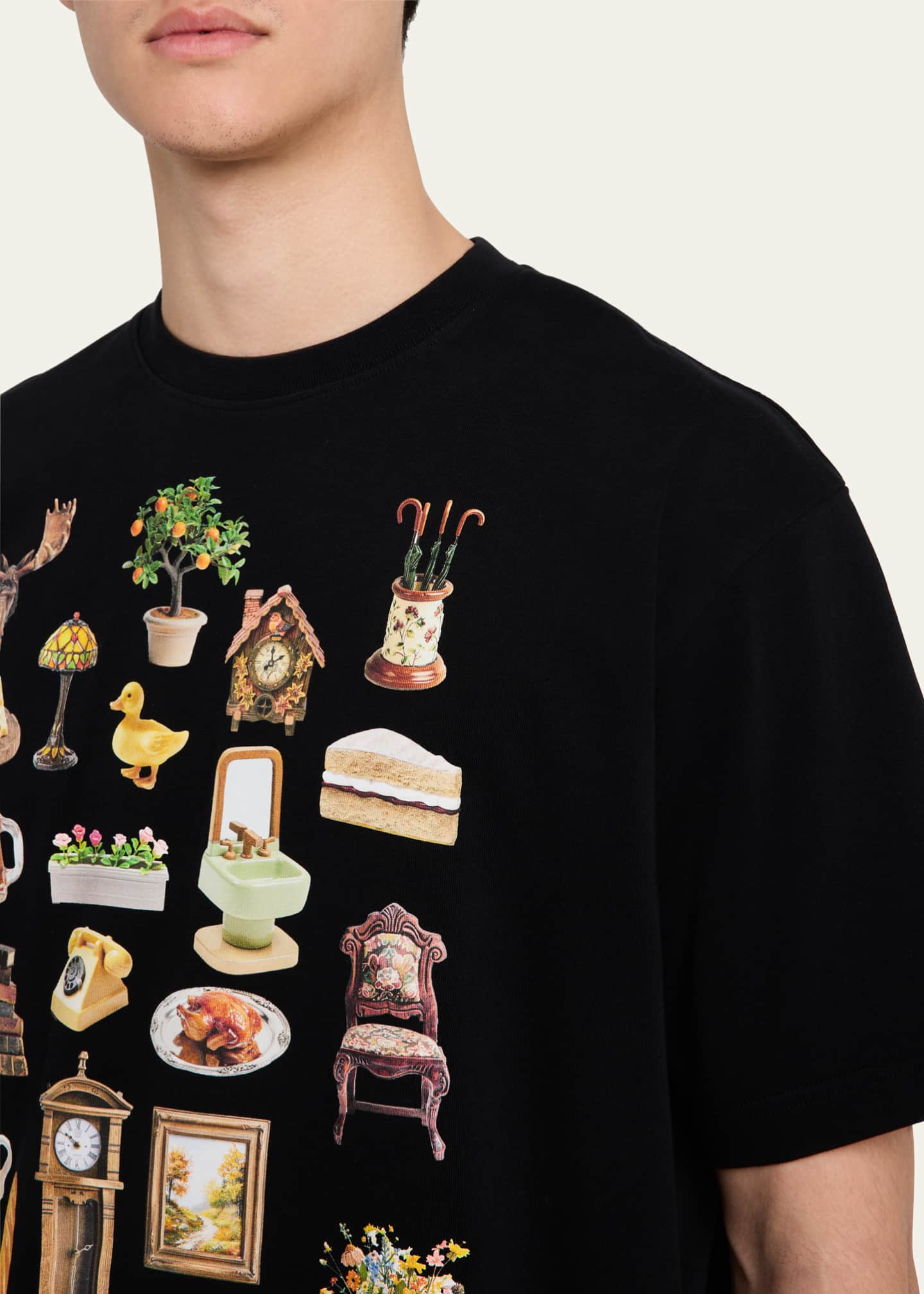 JW Anderson Men's Jersey Diorama T-Shirt Image 5 of 5