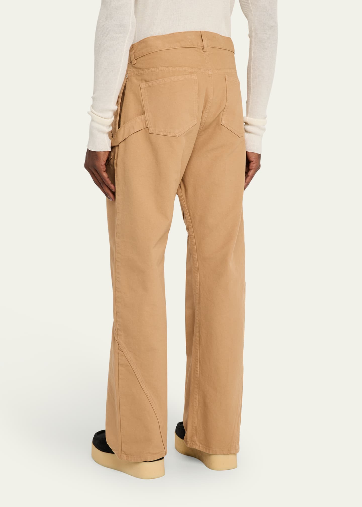 JW Anderson Men's Crossover-Fly Work Pants Image 3 of 5