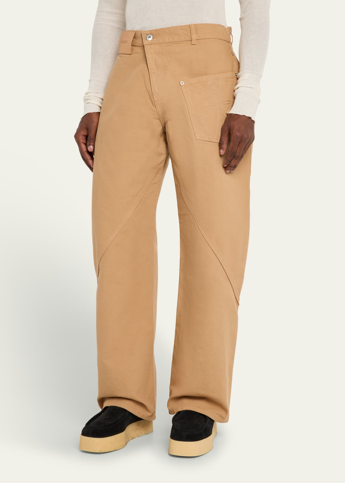 JW Anderson Men's Crossover-Fly Work Pants Image 4 of 5